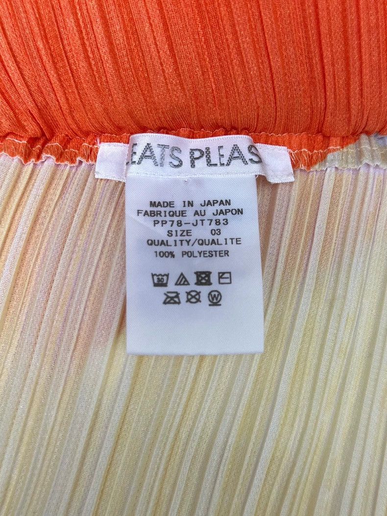 Issey Miyake Issey Miyake Orange pod pleated top Size L / US 10 / IT 46 - 3 Thumbnail