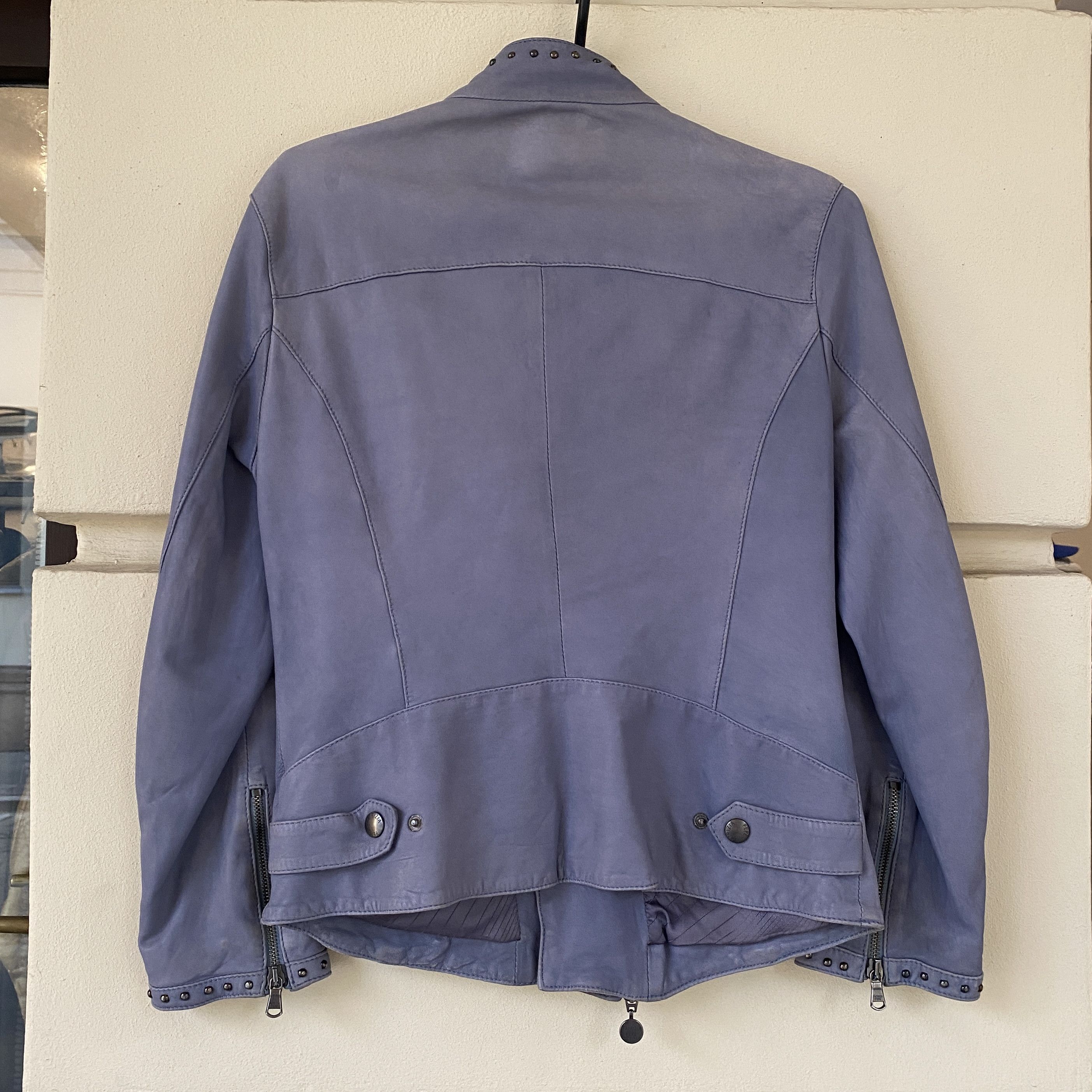 Patrizia Pepe Patrizia Pepe purple leather jacket - S/M Size S / US 4 / IT 40 - 3 Thumbnail