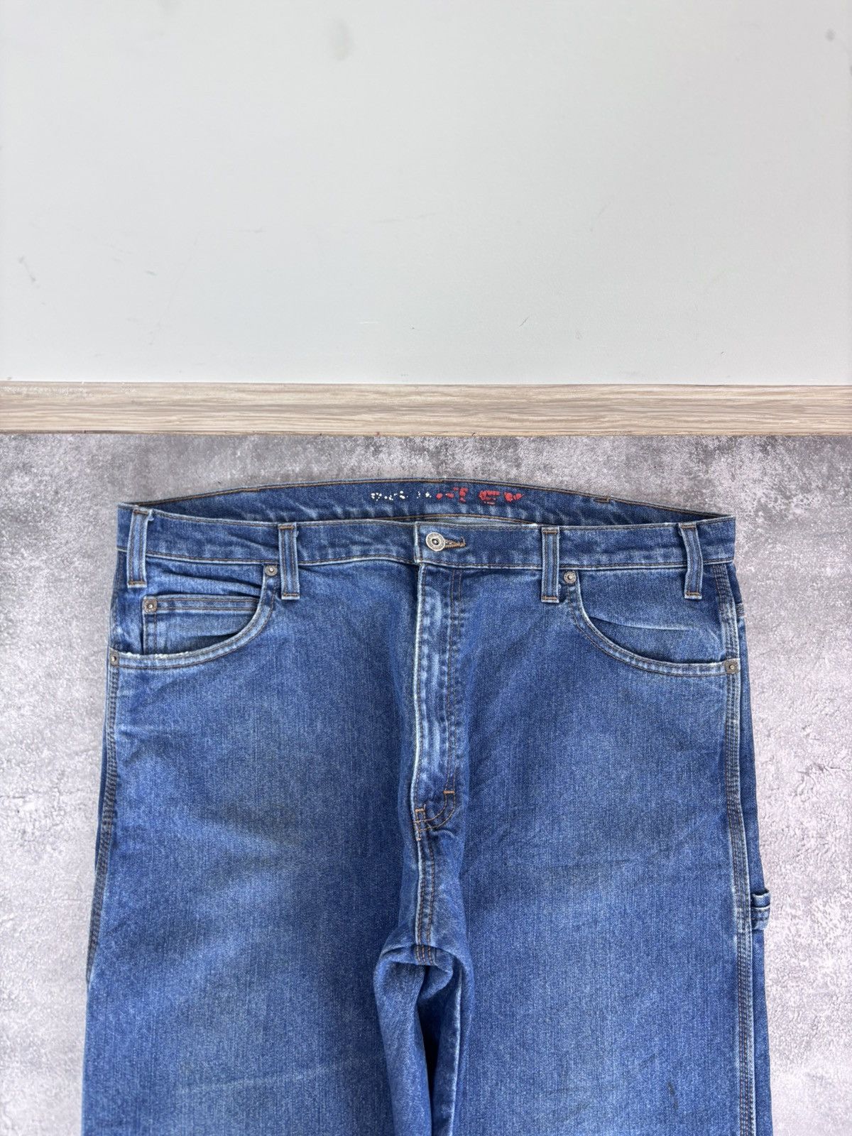 Dickies Dickies Men’s Carpenter Denim Jeans Flex Relaxed Straight Size US 38 / EU 54 - 17 Thumbnail