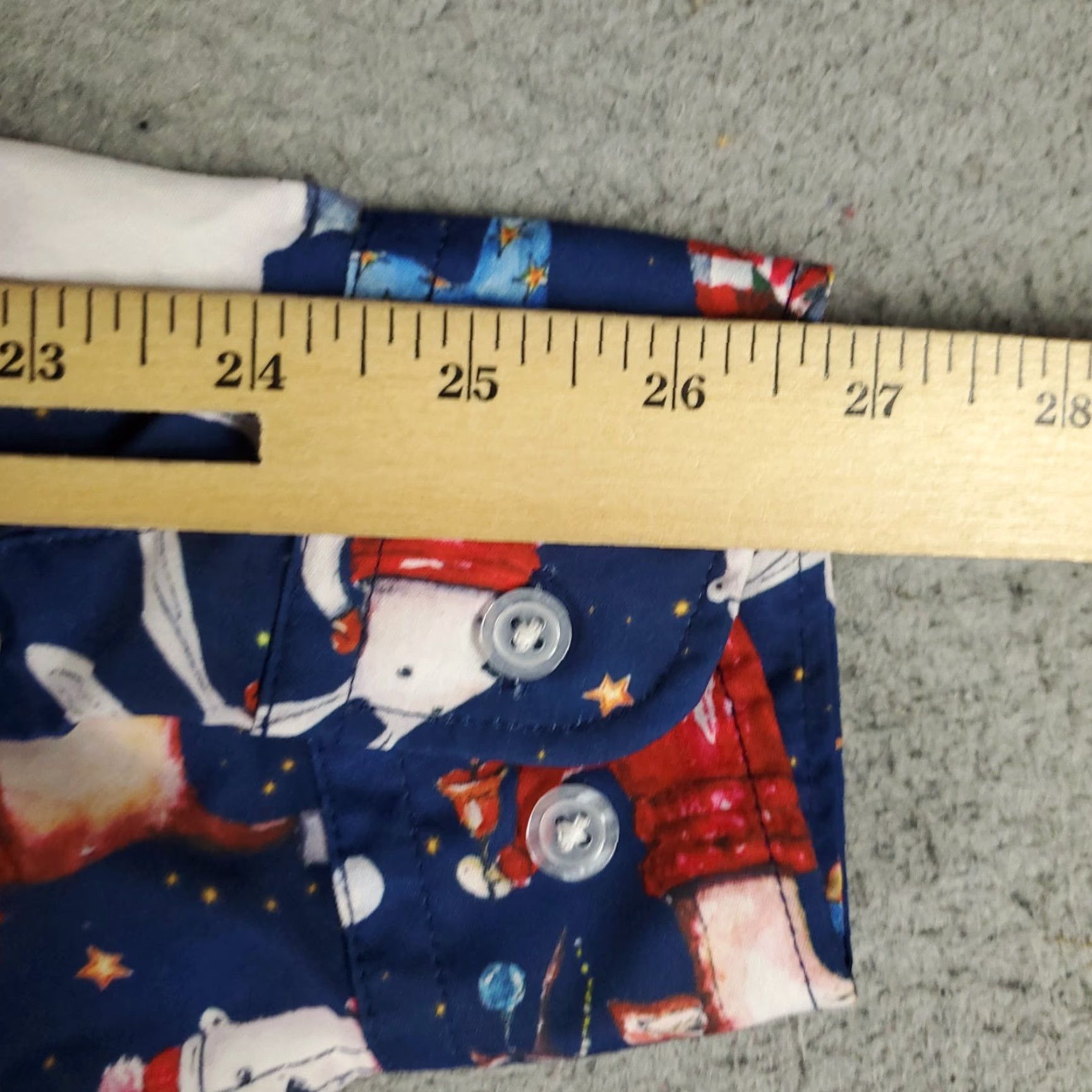 Vintage Tunevuse Shirt Mens 2XL Blue Christmas Snowman Stretch Button Up Long Sleeve Size US XXL / EU 58 / 5 - 6 Thumbnail