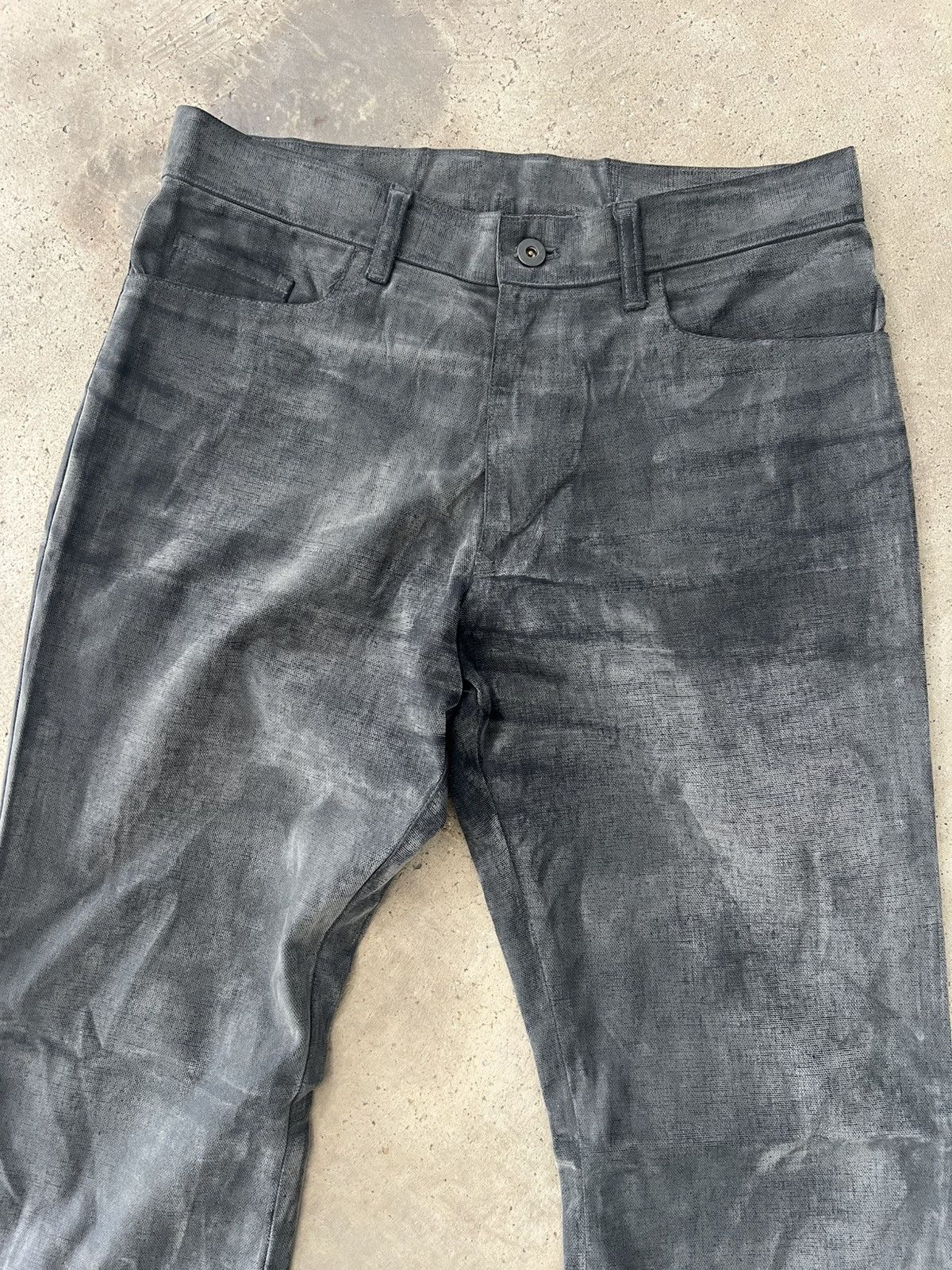 Nicole Club Vintage Y2K Nicole Monsieur Archival Waxed Cotton Pants Size US 32 / EU 48 - 7 Thumbnail