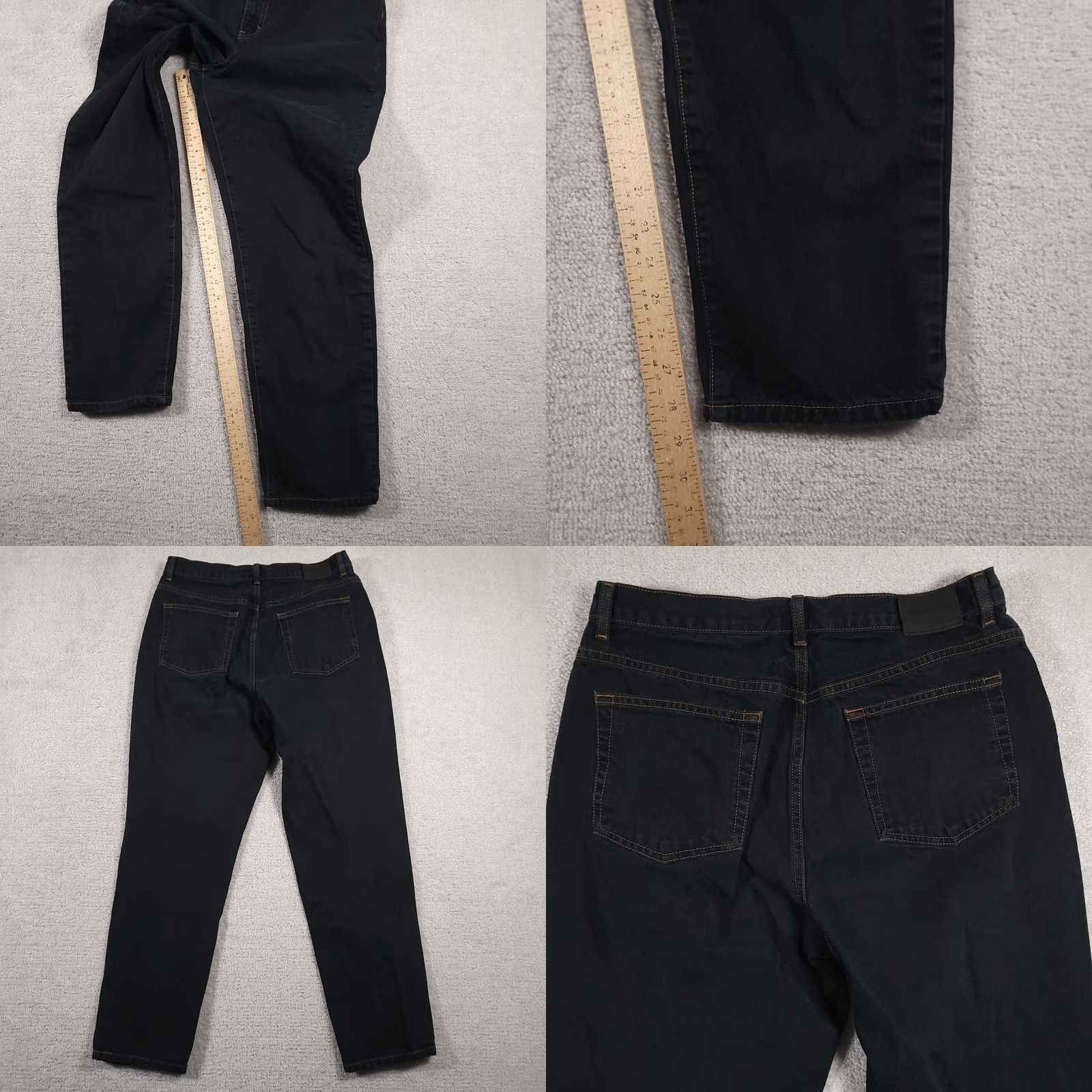 Calvin Klein Vtg Calvin Klein Jeans Women’s 14 Dark Wash Stretch Skinny Denim Jeans 90s Womens Size 36" / US 14 / IT 50 - 8 Thumbnail
