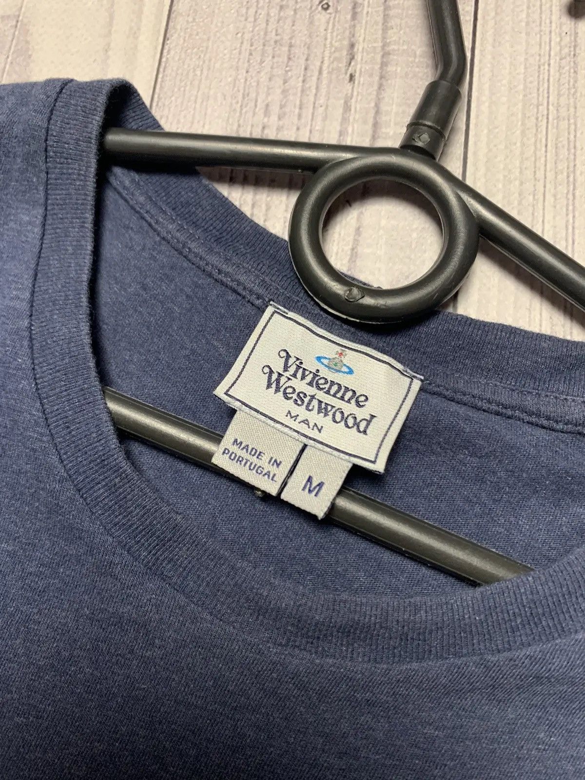 Vivienne Westwood Vivienne Westwood tee with logo T-shirt navy size M Size US L / EU 52-54 / 3 - 3 Thumbnail
