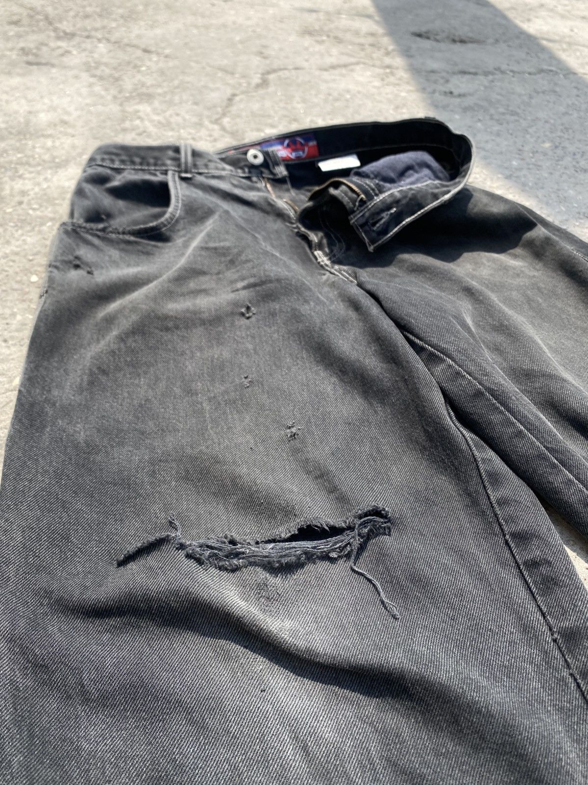 JNCO JNCO Jeans Y2K 90S Size 34W/30L Jet Black XXL Pockets Size US 34 / EU 50 - 9 Thumbnail