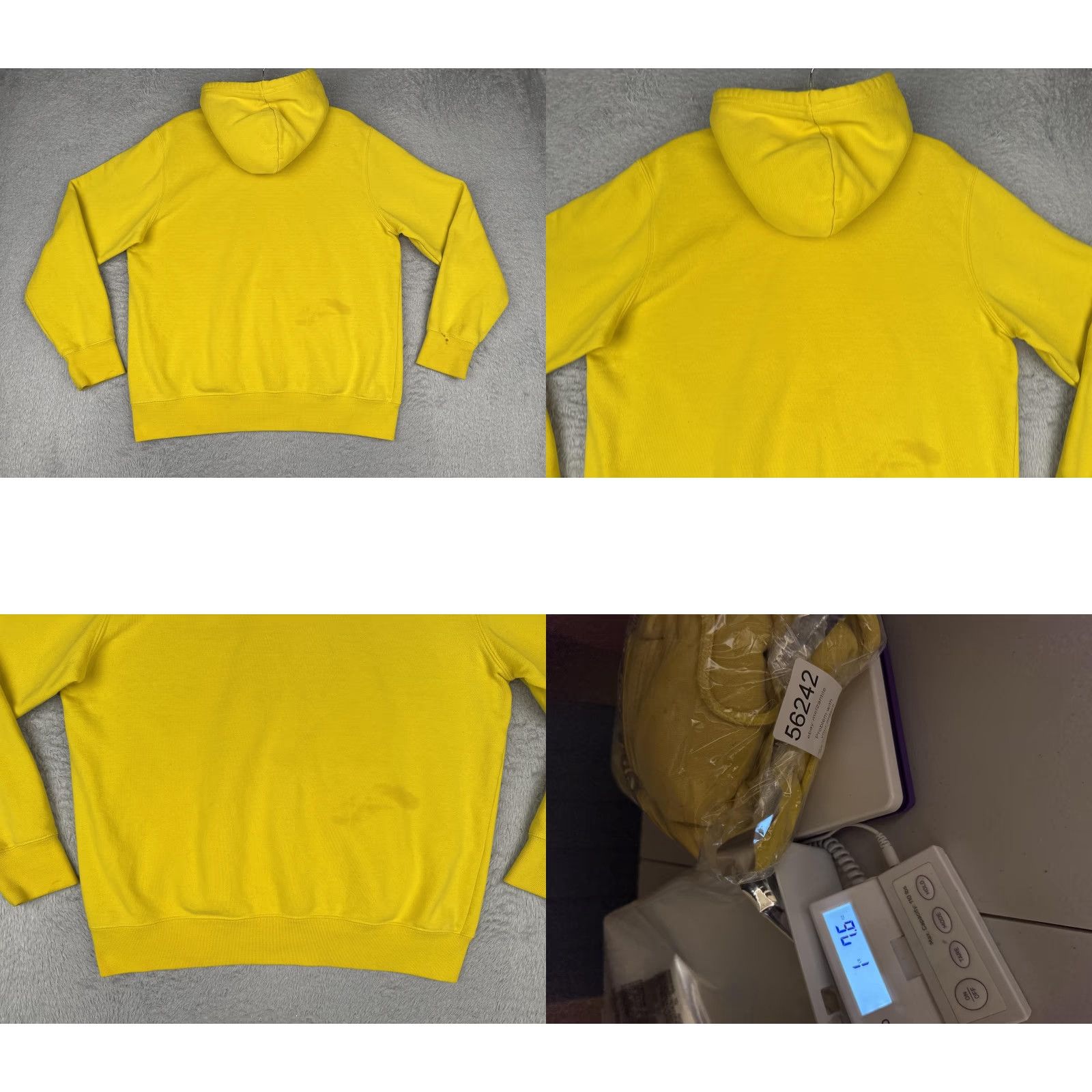 The North Face VINTAGE The North Face Hoodie Mens L Yellow Box Logo Never Stop Exploring Jersey Size US L / EU 52-54 / 3 - 9 Thumbnail