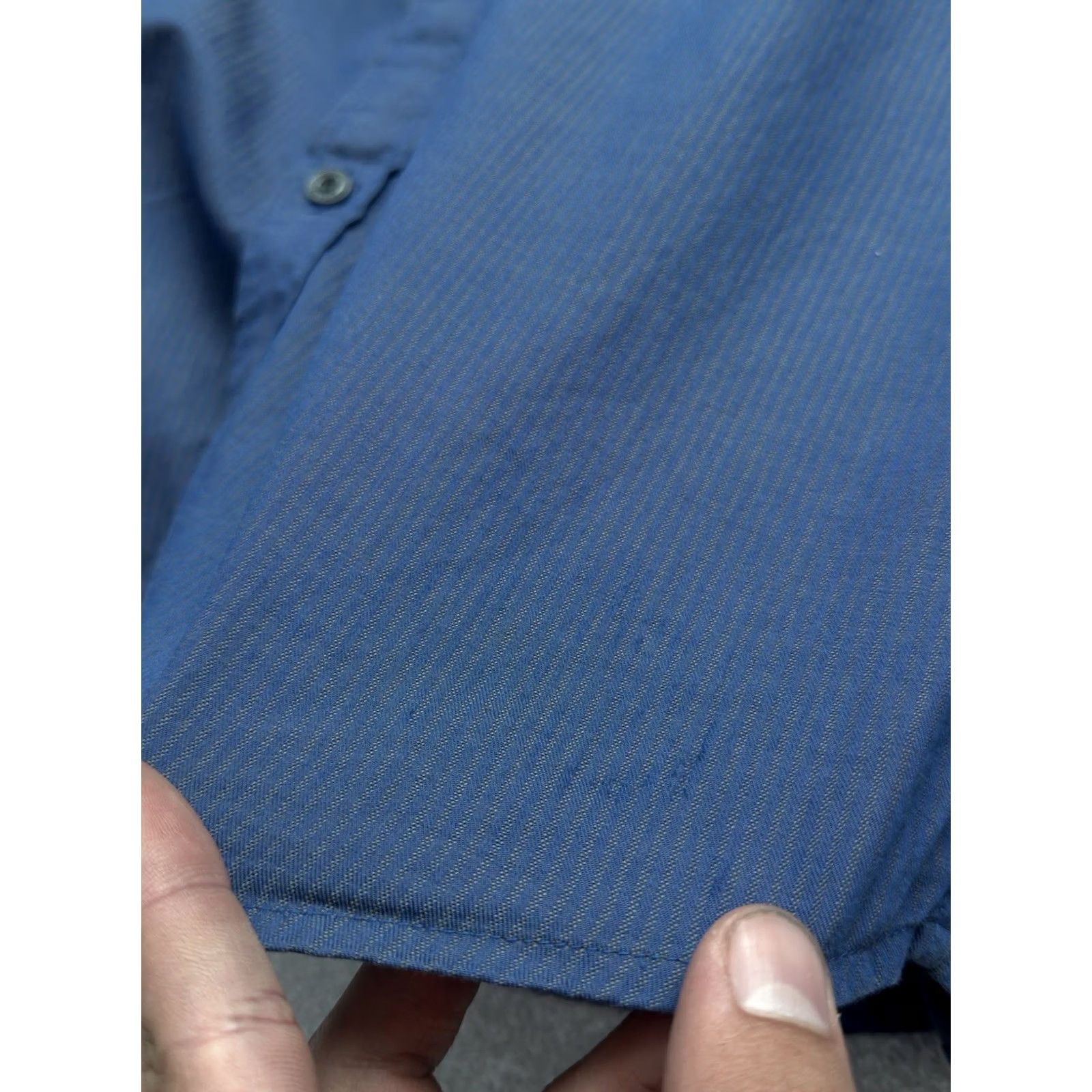 Armani Exchange Armani Exchange Classic Blue Navi French Cuff Shirt Men Size S Size US S / EU 44-46 / 1 - 5 Thumbnail