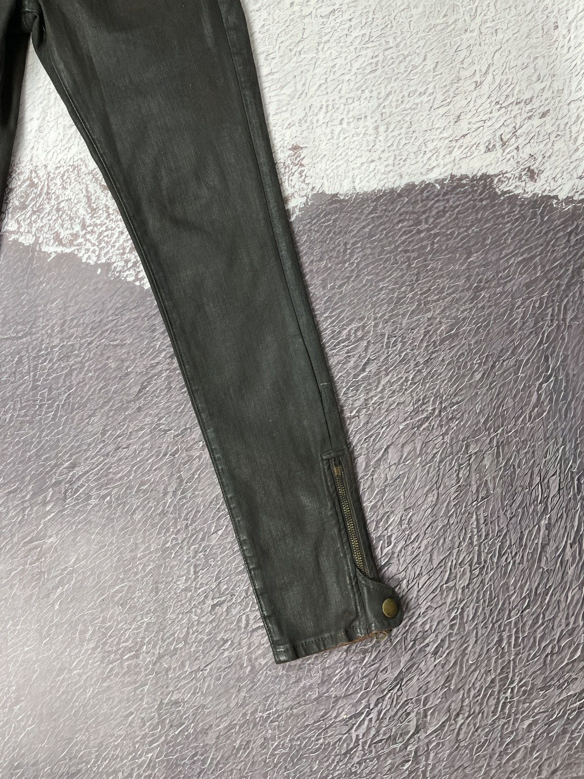 Polo Ralph Lauren Polo Ralph Lauren Talon zipper waxed style jeans pants Size 29" - 6 Thumbnail
