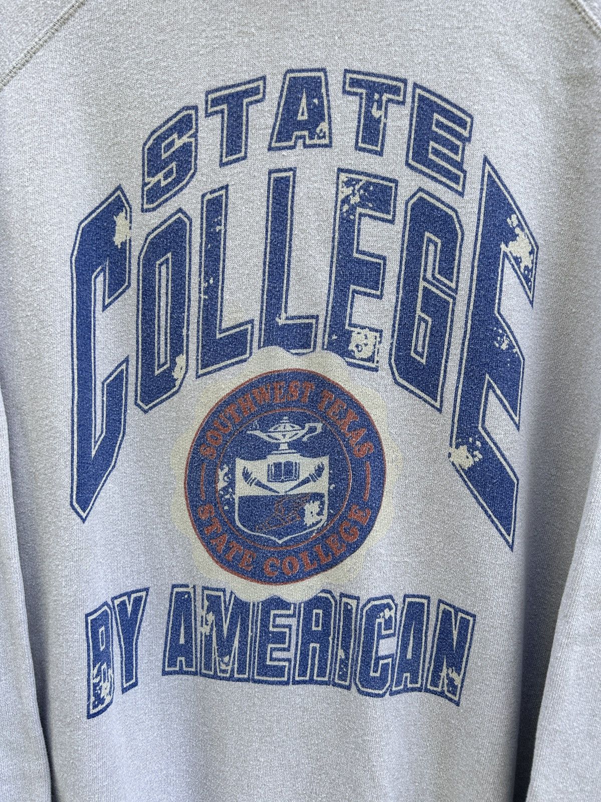 Vintage 80s Vintage Texas State College University Sweatshirt Crew Size US L / EU 52-54 / 3 - 2 Thumbnail