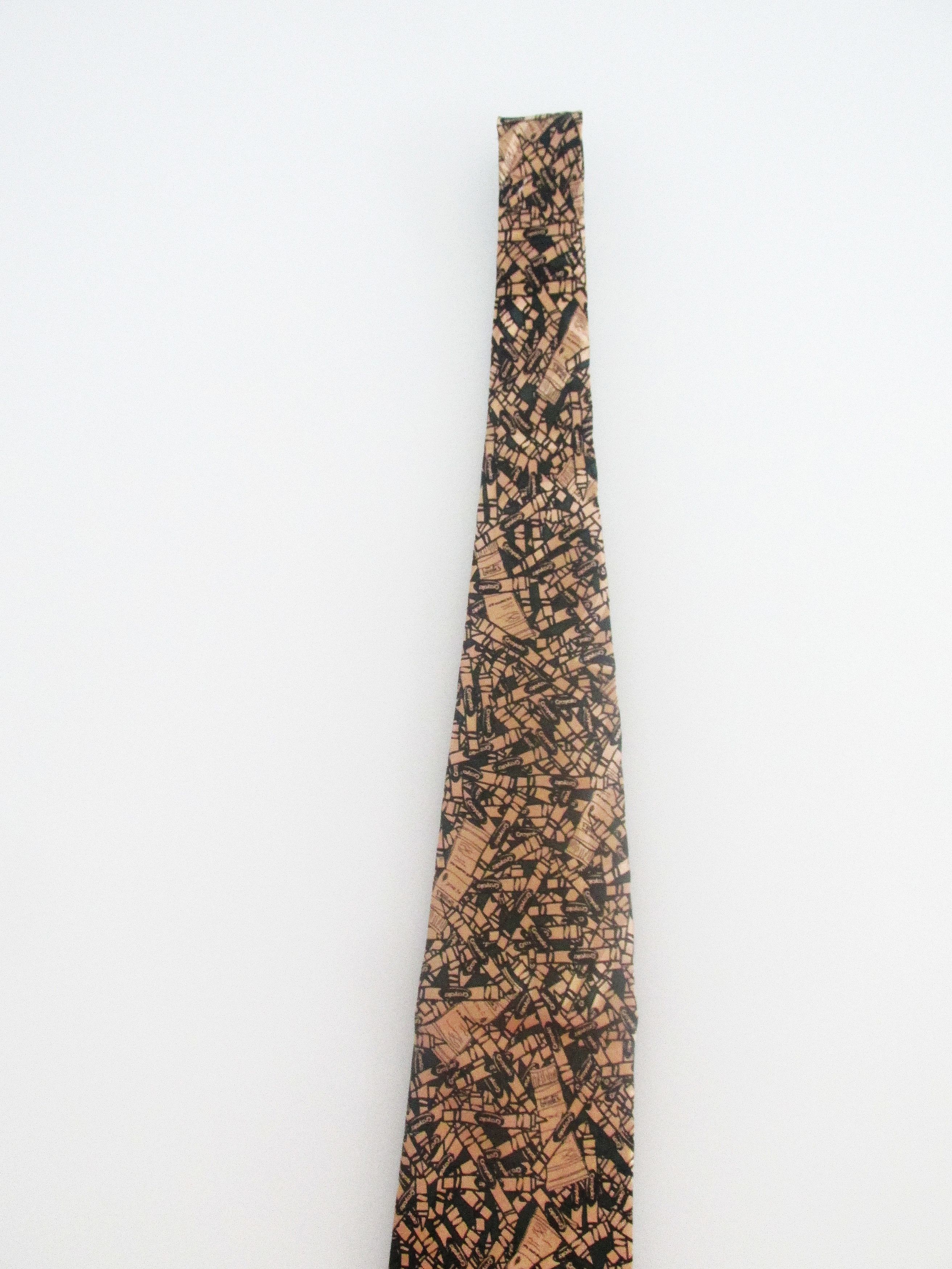 Other Crayola Crayon Vintage Men's Silk Tie Size ONE SIZE - 3 Thumbnail