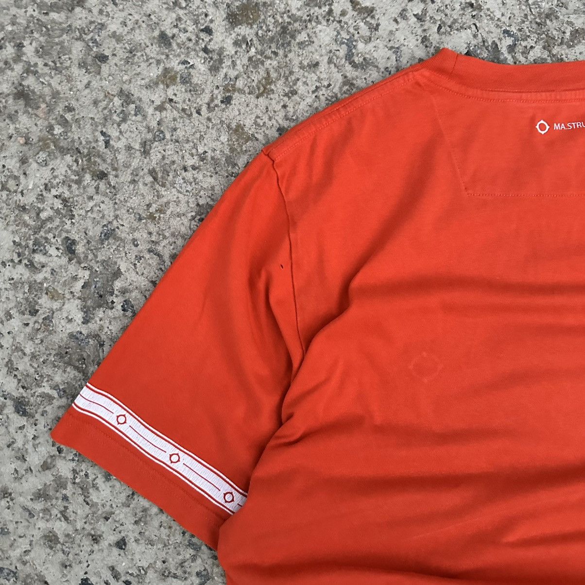 MA.STRUM Vintage Mastrum T-shirts Small Logo Size L Orange Size US L / EU 52-54 / 3 - 9 Thumbnail