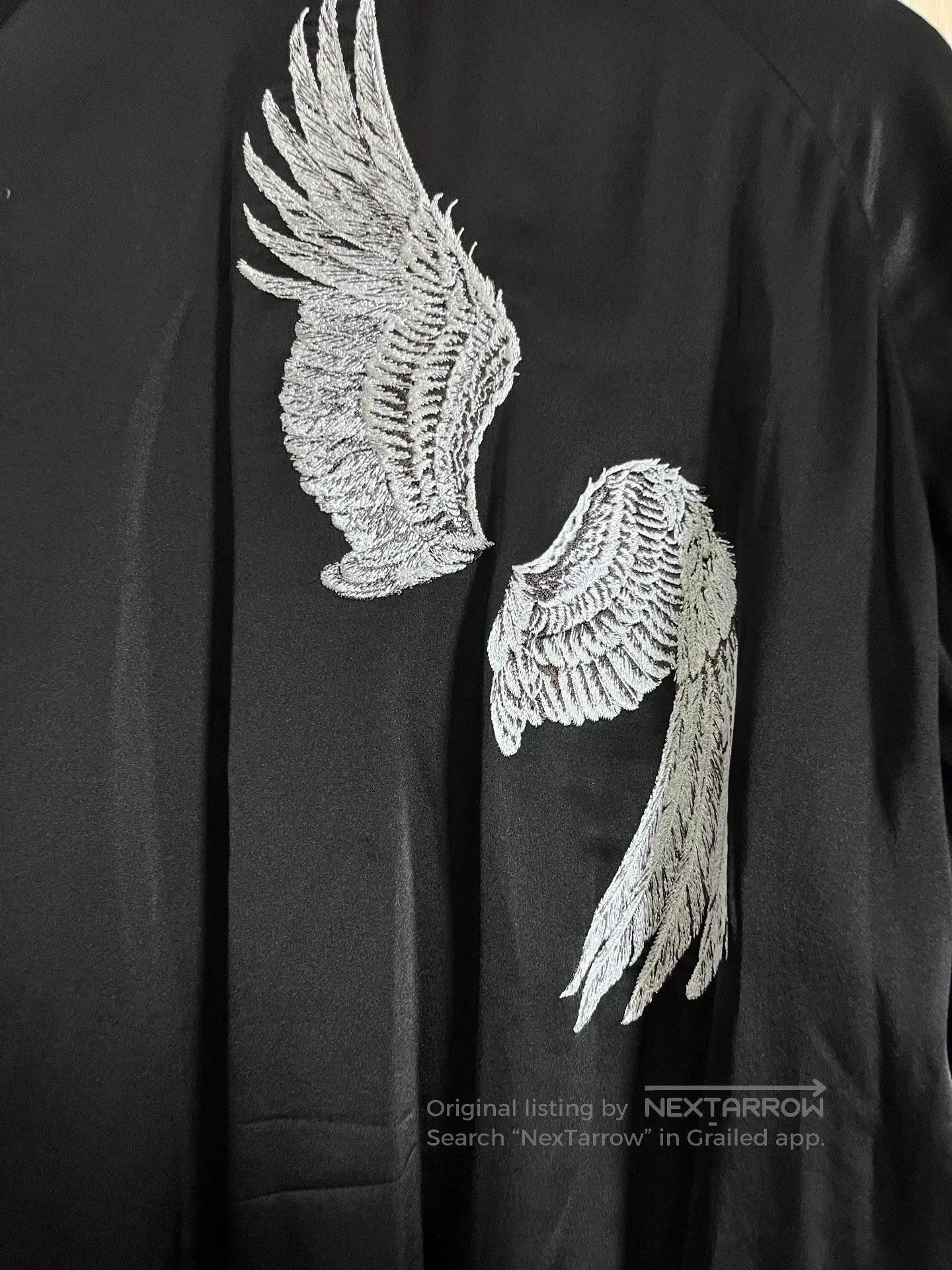 Yohji Yamamoto Yohji Yamamoto Silk Jacket Wing Design. Size US L / EU 52-54 / 3 - 4 Thumbnail