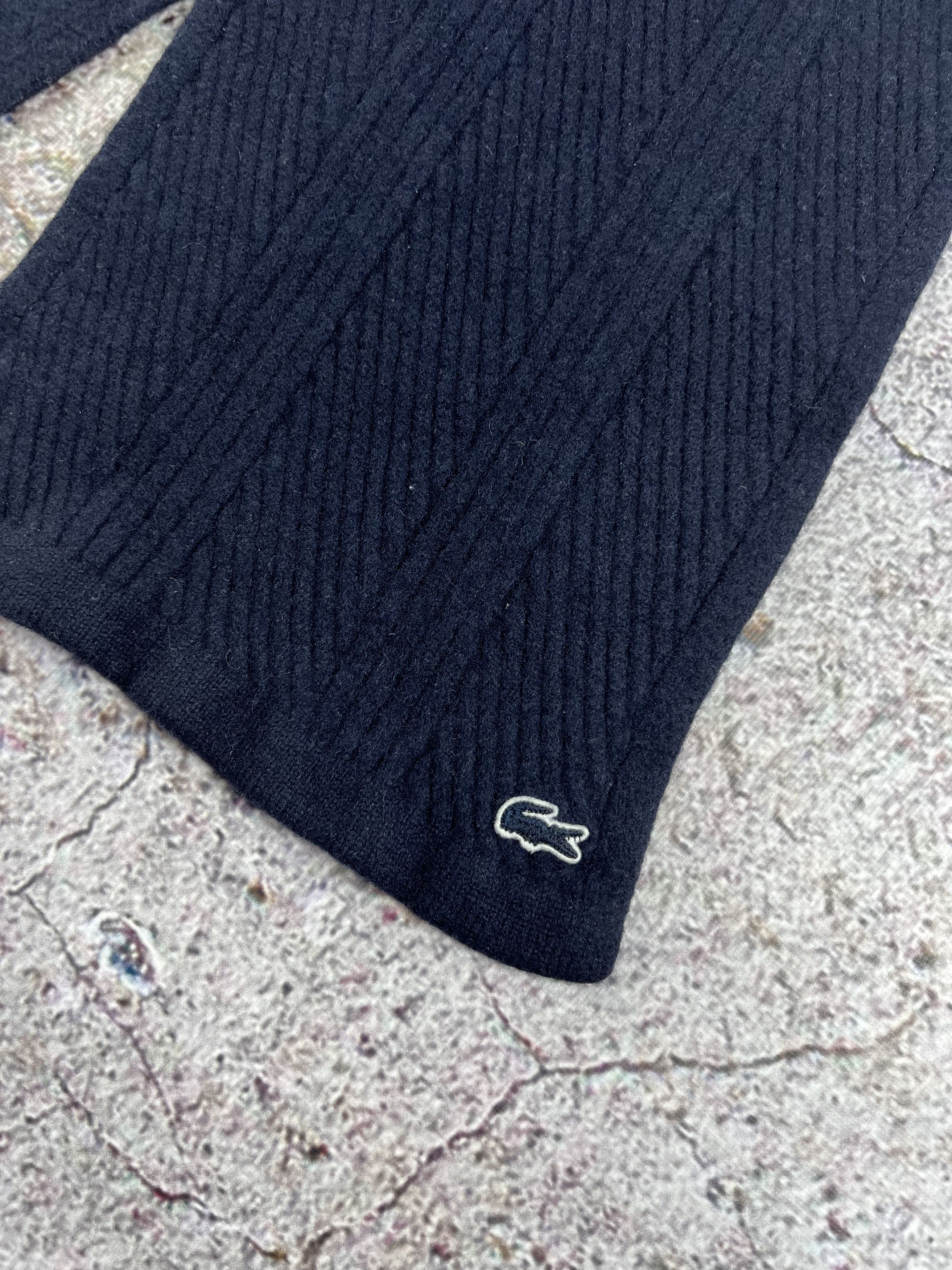 Lacoste Lacoste Wool Scarf Size ONE SIZE - 4 Thumbnail
