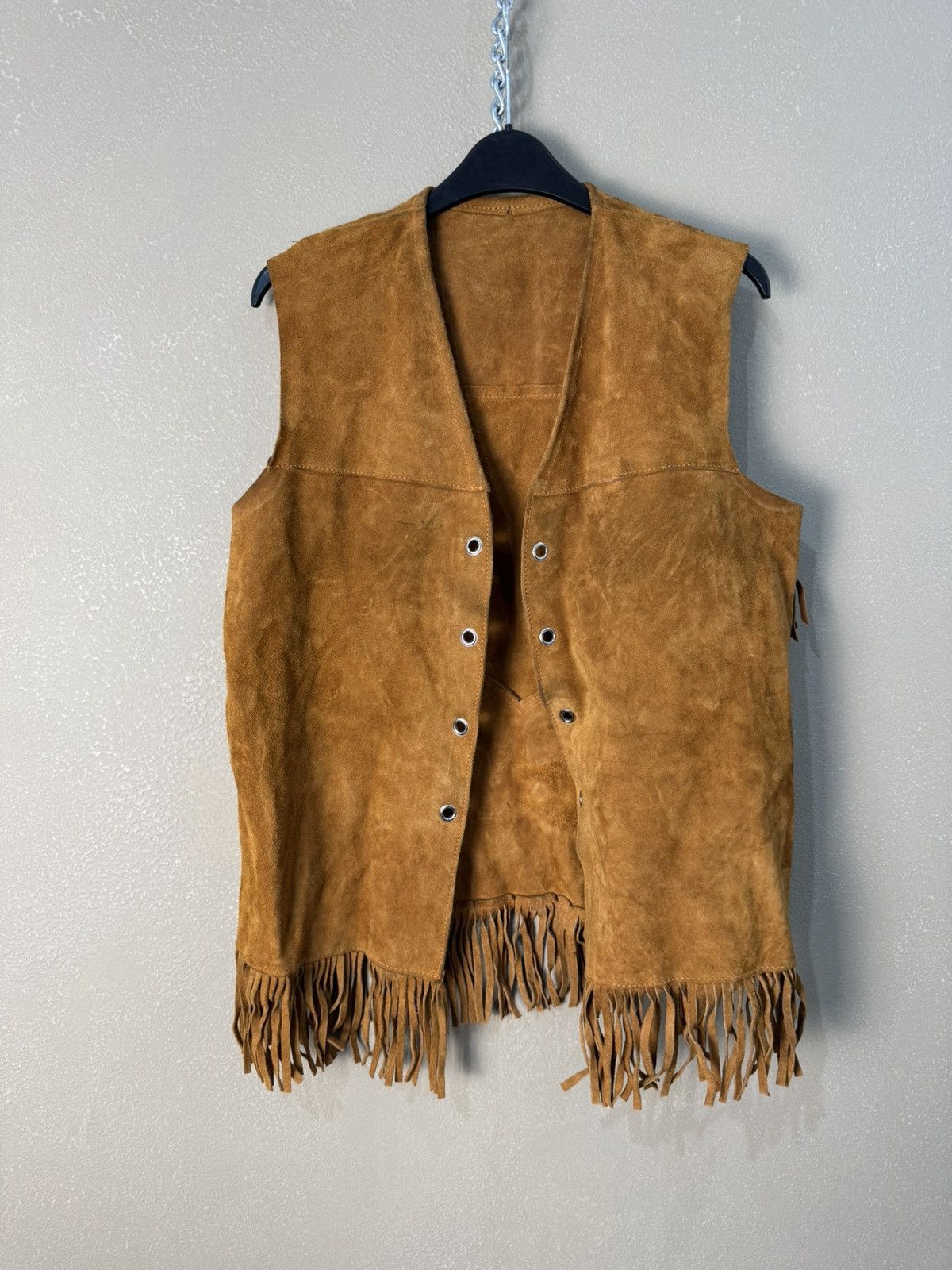 Genuine Leather Vintage Japanese Style Leather Vest Cowboy Old Money Y2K 90s Size US S / EU 44-46 / 1 - 1 Thumbnail