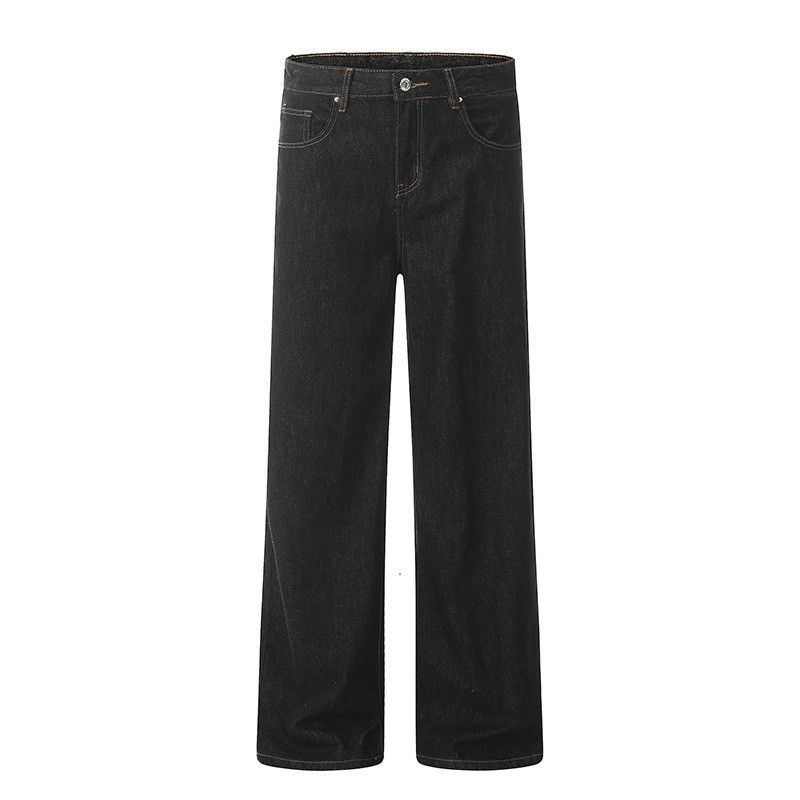 Japanese Brand Men's loose-fitting American retro washed wide-leg jeans Size US 32 / EU 48 - 1 Thumbnail