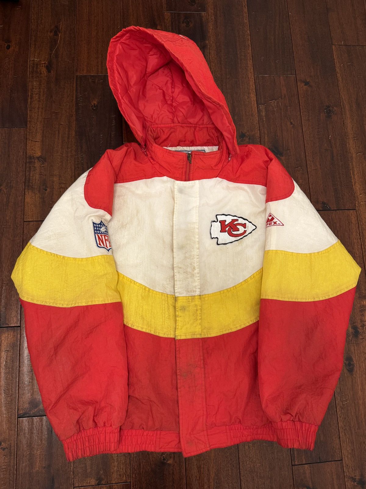 Apex One Vintage 90s Kansas Chiefs jacket Apex One Pro line Size US L / EU 52-54 / 3 - 1 Thumbnail