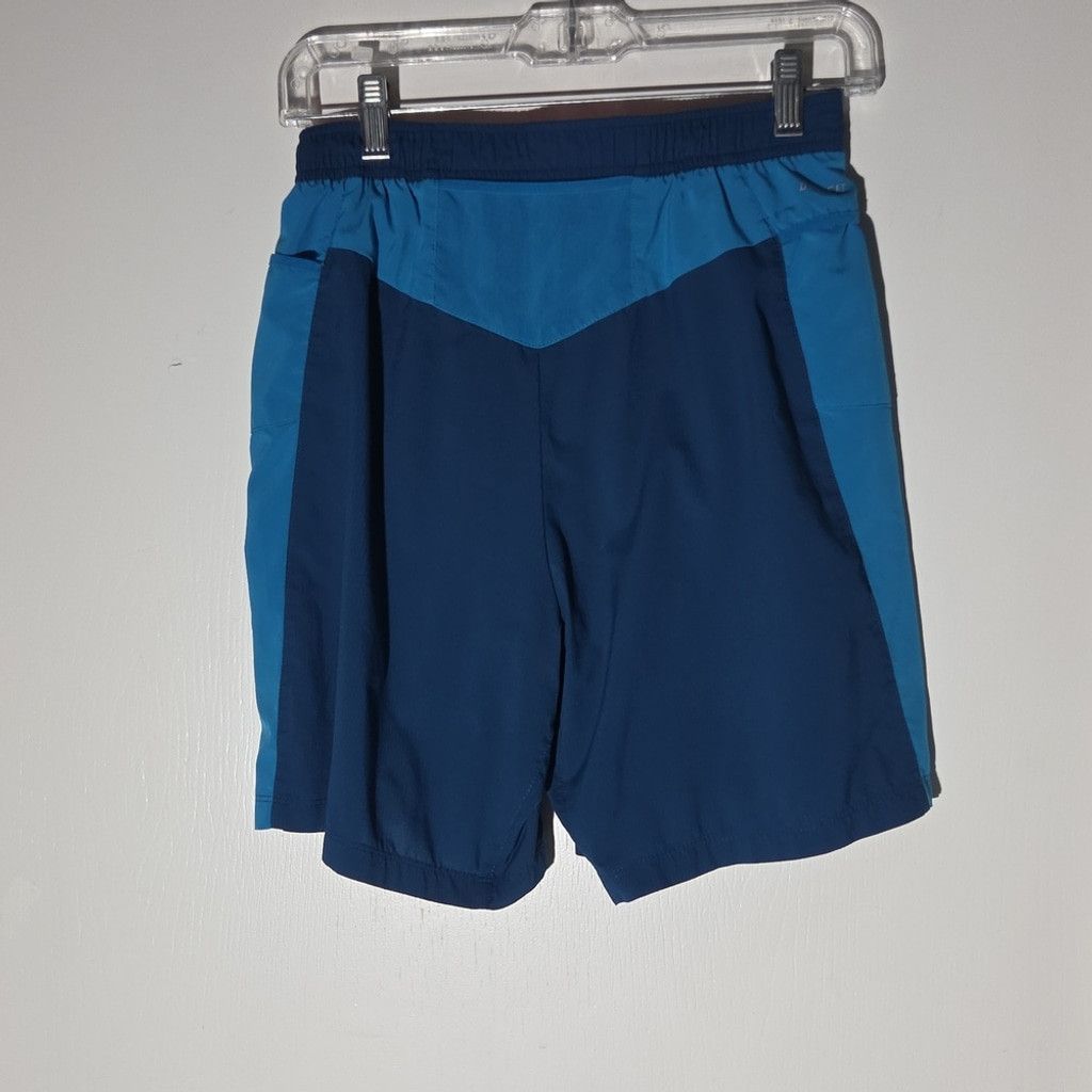 Nike Nike Blue Athletic Training Shorts Design Size Small Size US 30 / EU 46 - 2 Thumbnail