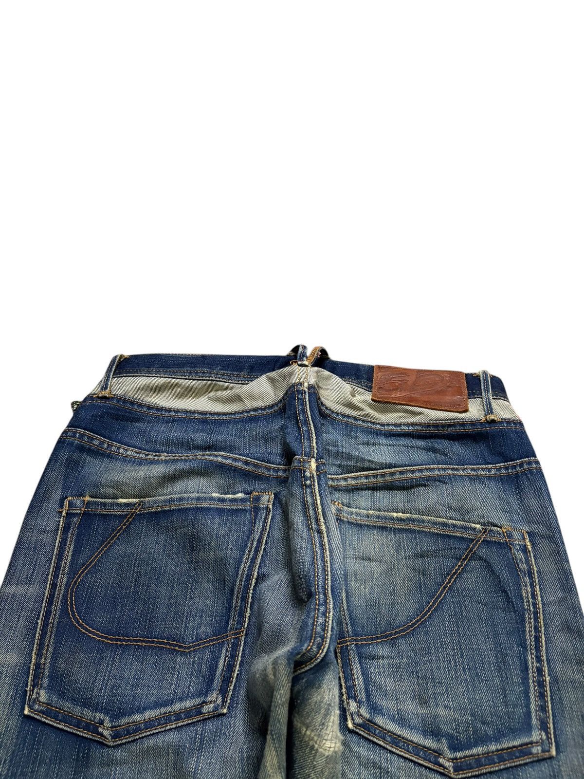 Japanese Brand Vintage Japanese Brand Faded Wash Distressed Jeans Size US 30 / EU 46 - 8 Thumbnail