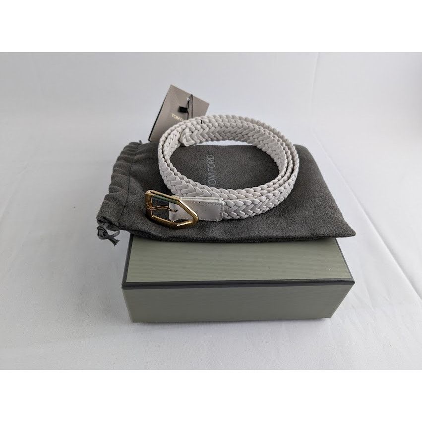 Tom Ford o1rshd1 Size: 105cm / Men's Leather Belts in White Size 40 - 9 Thumbnail