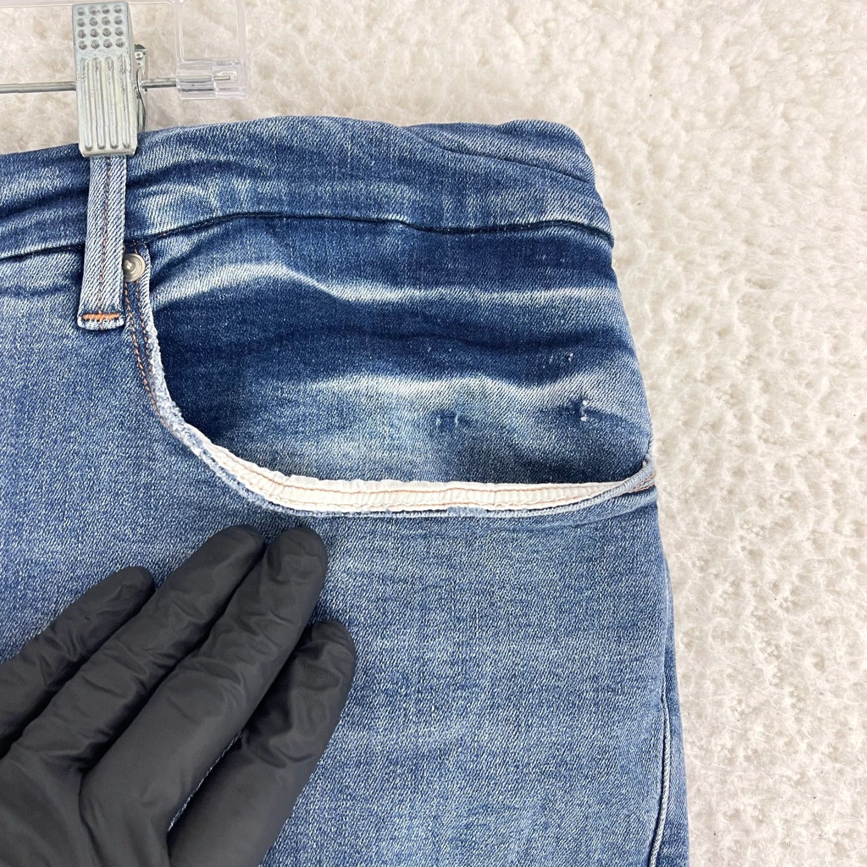 Good American Good American Good Waist Skinny Jeans Womens Plus Size 26 Denim Blue 90s City College Stretch Pocket 5-Pocket Womens Jeans Size 26" / US 2 / IT 38 - 7 Thumbnail