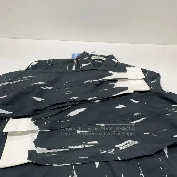 Balenciaga Balenciaga Casual Black Long Sleeve Shirt. Size US M / EU 48-50 / 2 - 5 Thumbnail
