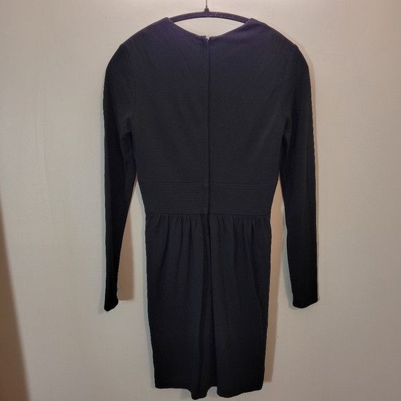 Wayne Clark Wayne Clark Black Long Sleeve Cocktail Mini Dress - Size 4 Size S / US 4 / IT 40 - 4 Thumbnail