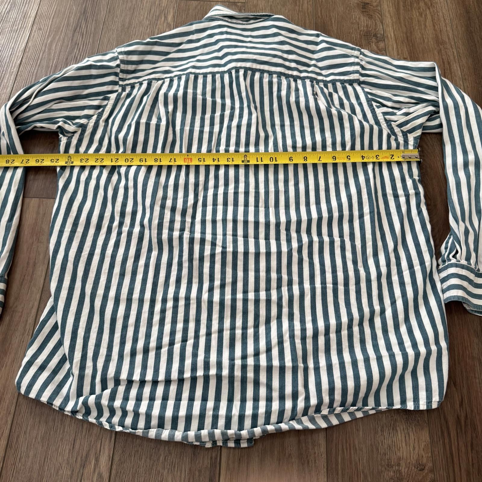 Cabelas Vintage 90s Cabela’s Striped Shirt Tall XL Size US XL / EU 56 / 4 - 6 Thumbnail