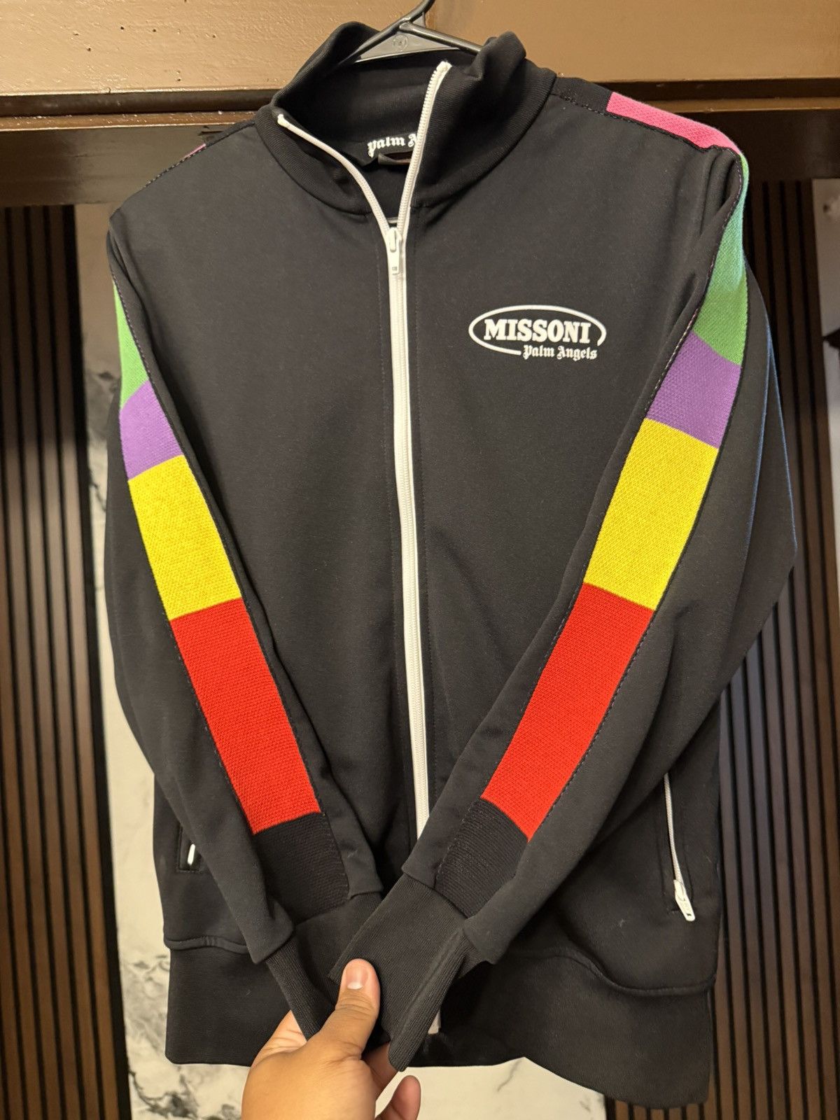 Palm Angels Palm Angels Missoni Zip Up Size Medium Size US M / EU 48-50 / 2 - 4 Thumbnail