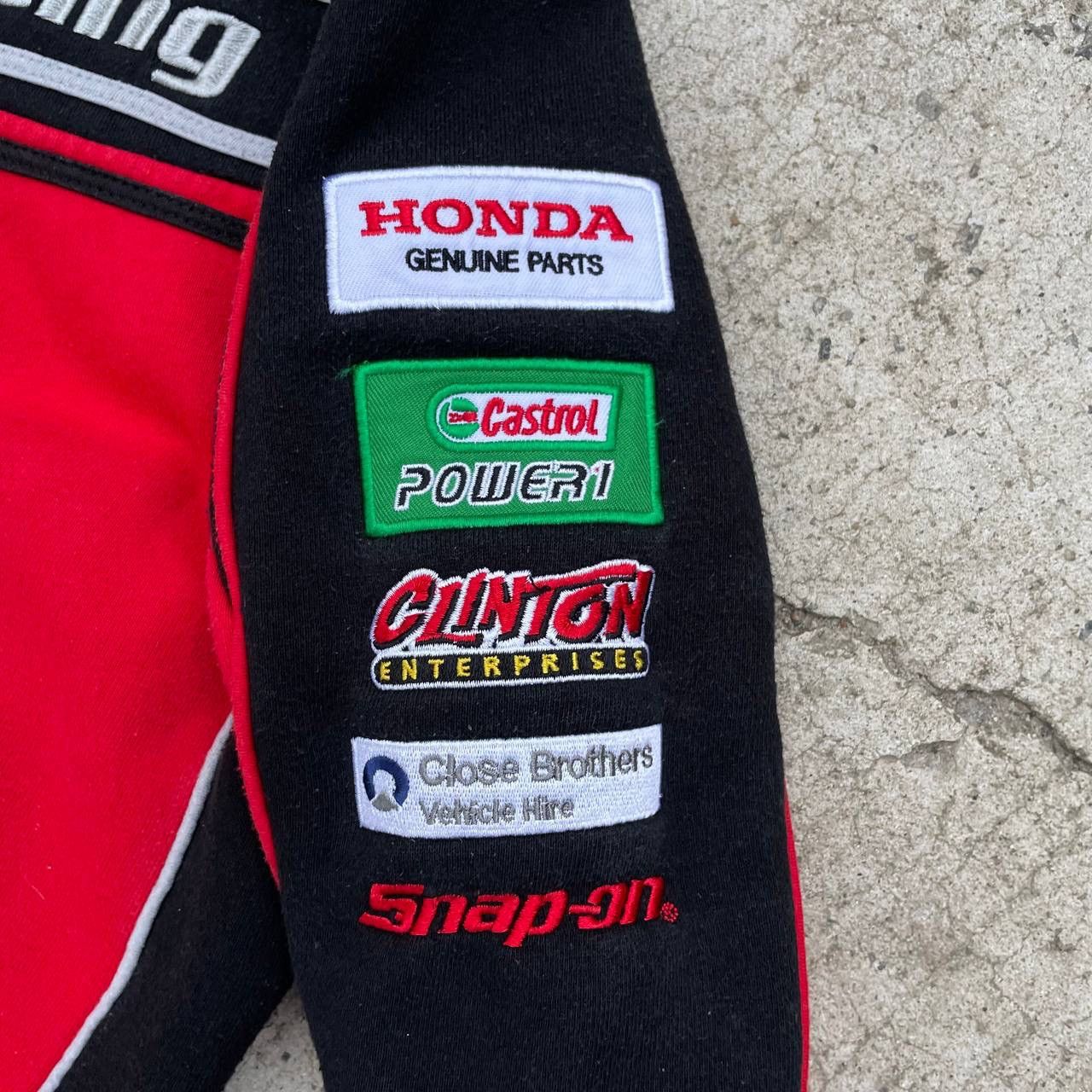 Honda Vintage Kids Zip Hoodie Honda Racing Y2K Size 7/8 Years 00s Size US XXS / EU 40 - 14 Thumbnail
