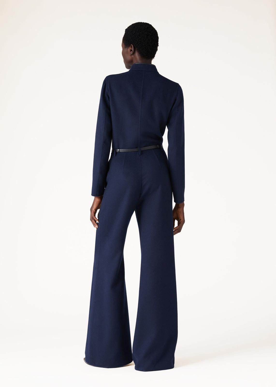 Loro Piana o1srvl11e0125 FAO0137 Naya Jumpsuit in Navy Blue Size 30" / US 8 / IT 44 - 6 Thumbnail