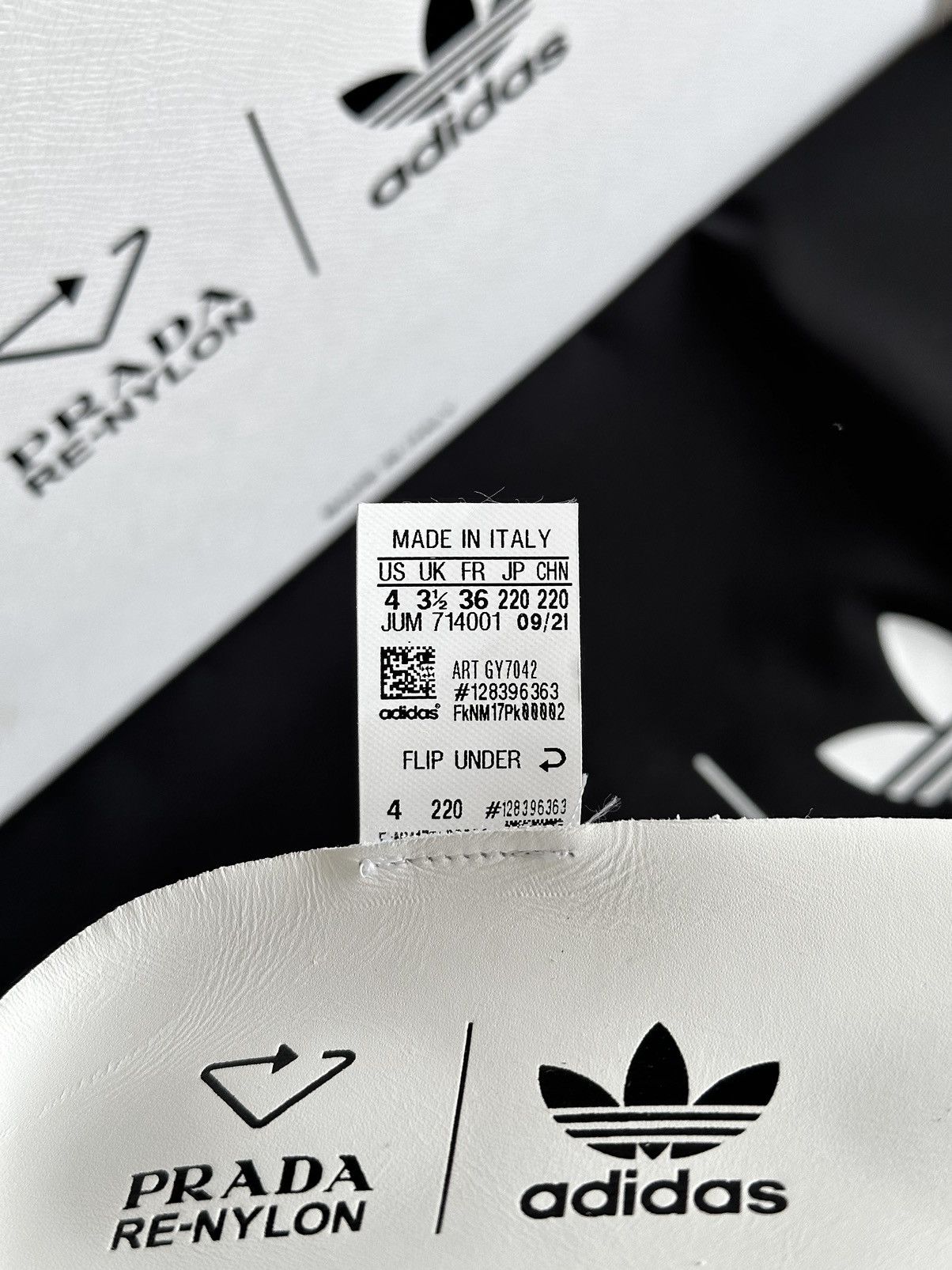 Adidas × Prada Prada Adidas RE-Nylon Forum Low White Sneakers US 6 / 36 Size US 6 / IT 36 - 9 Thumbnail
