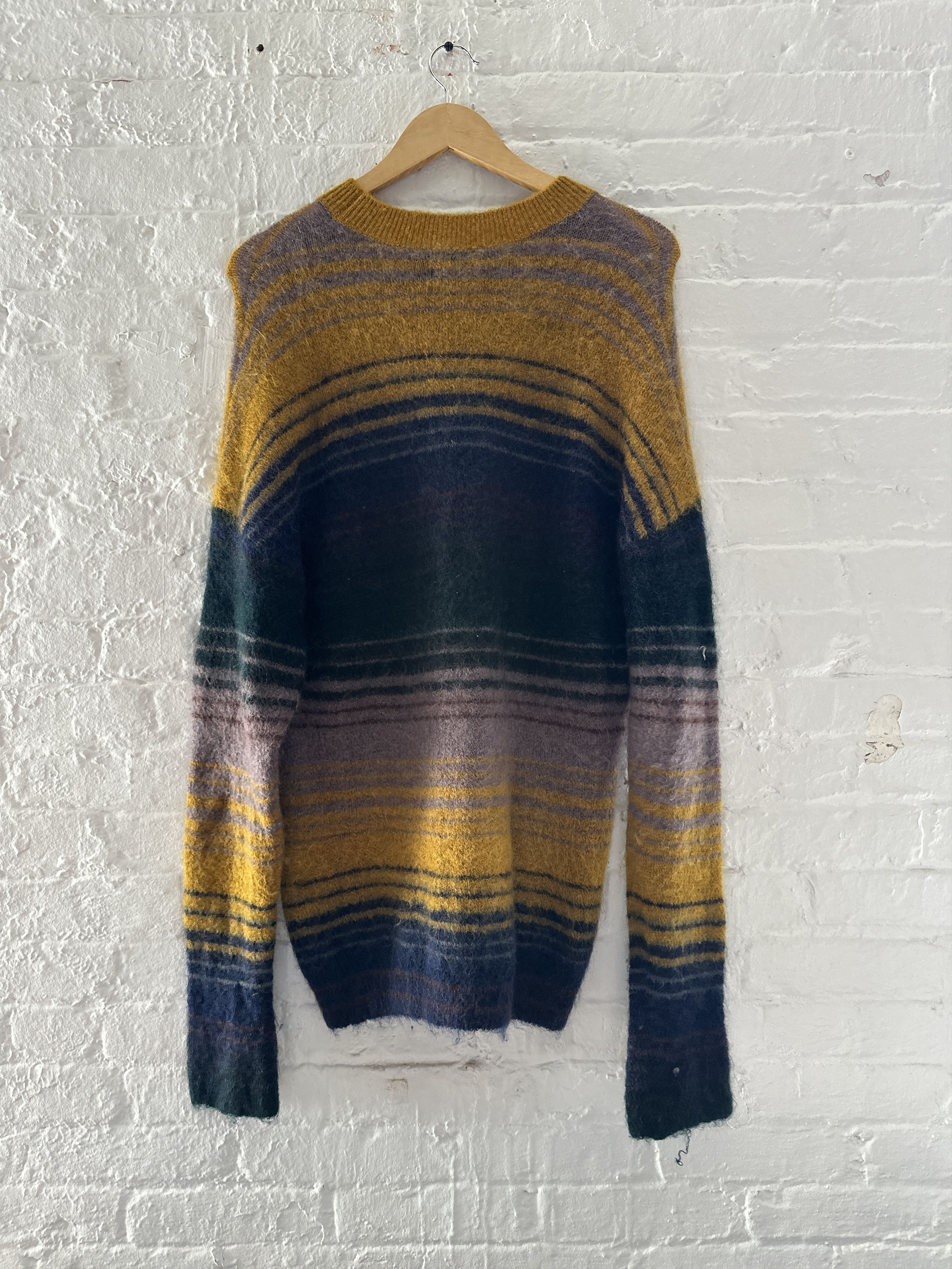 Acne Studios Acne Studios Striped Mohair Sweater Size US L / EU 52-54 / 3 - 5 Thumbnail