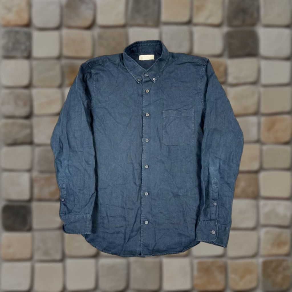 Everlane Everlane Button-Up Shirt Mens Medium Blue Cotton Casual 90s? Size US M / EU 48-50 / 2 - 1 Thumbnail