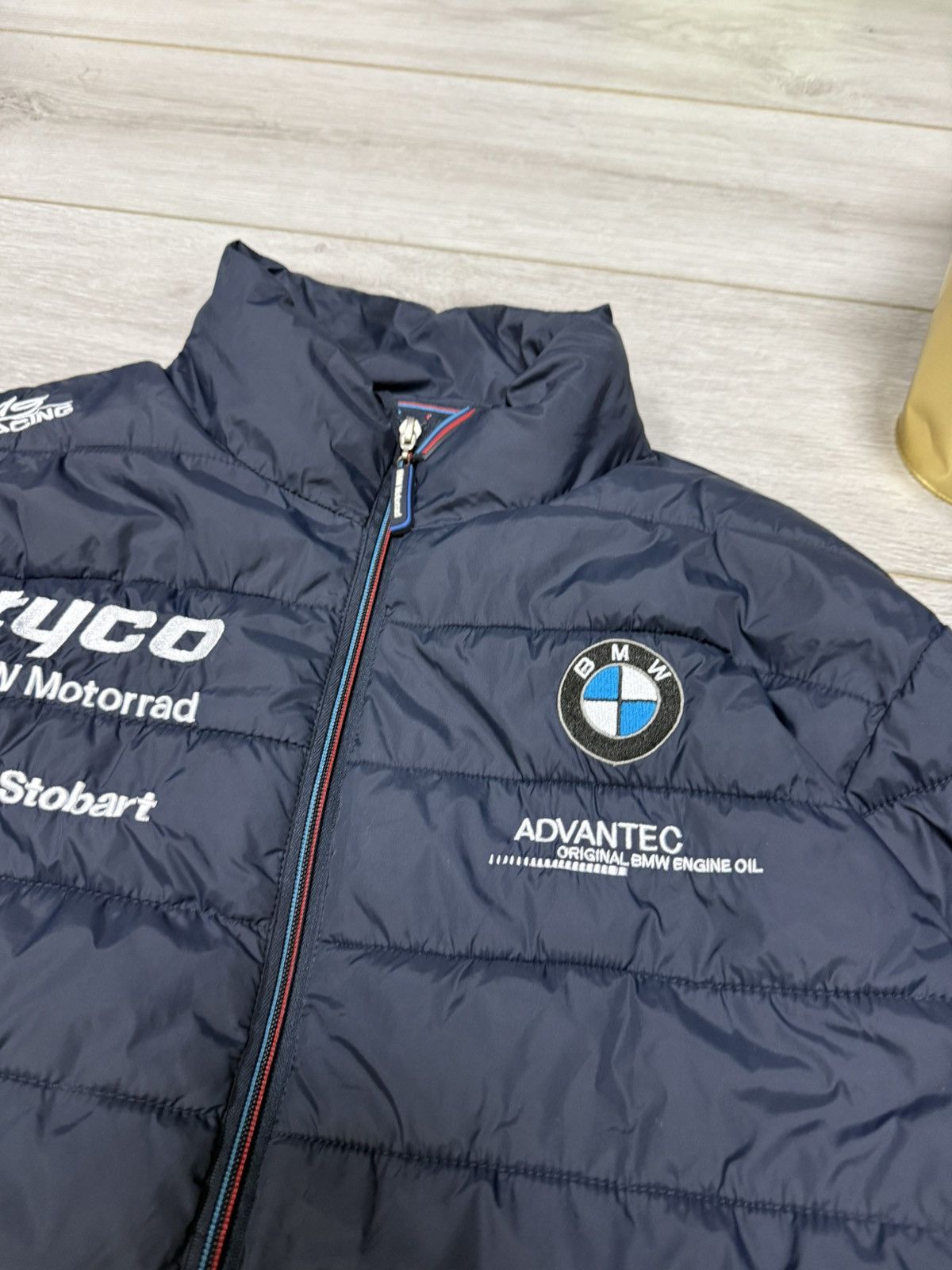 BMW Tyco BMW puffer jacket big logo Size US XL / EU 56 / 4 - 5 Thumbnail