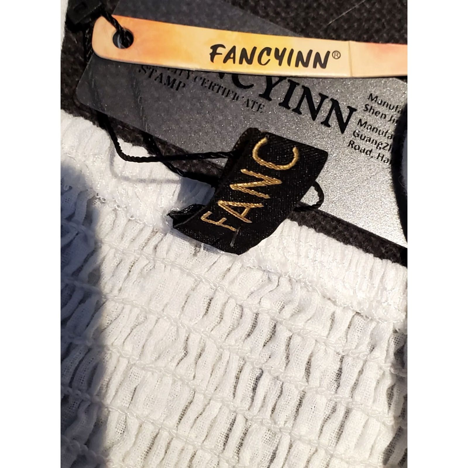 Vintage FANCYINN White Tie Front Button Down Spaghetti Strap Midi Dress Women's M New Size M / US 6-8 / IT 42-44 - 7 Thumbnail