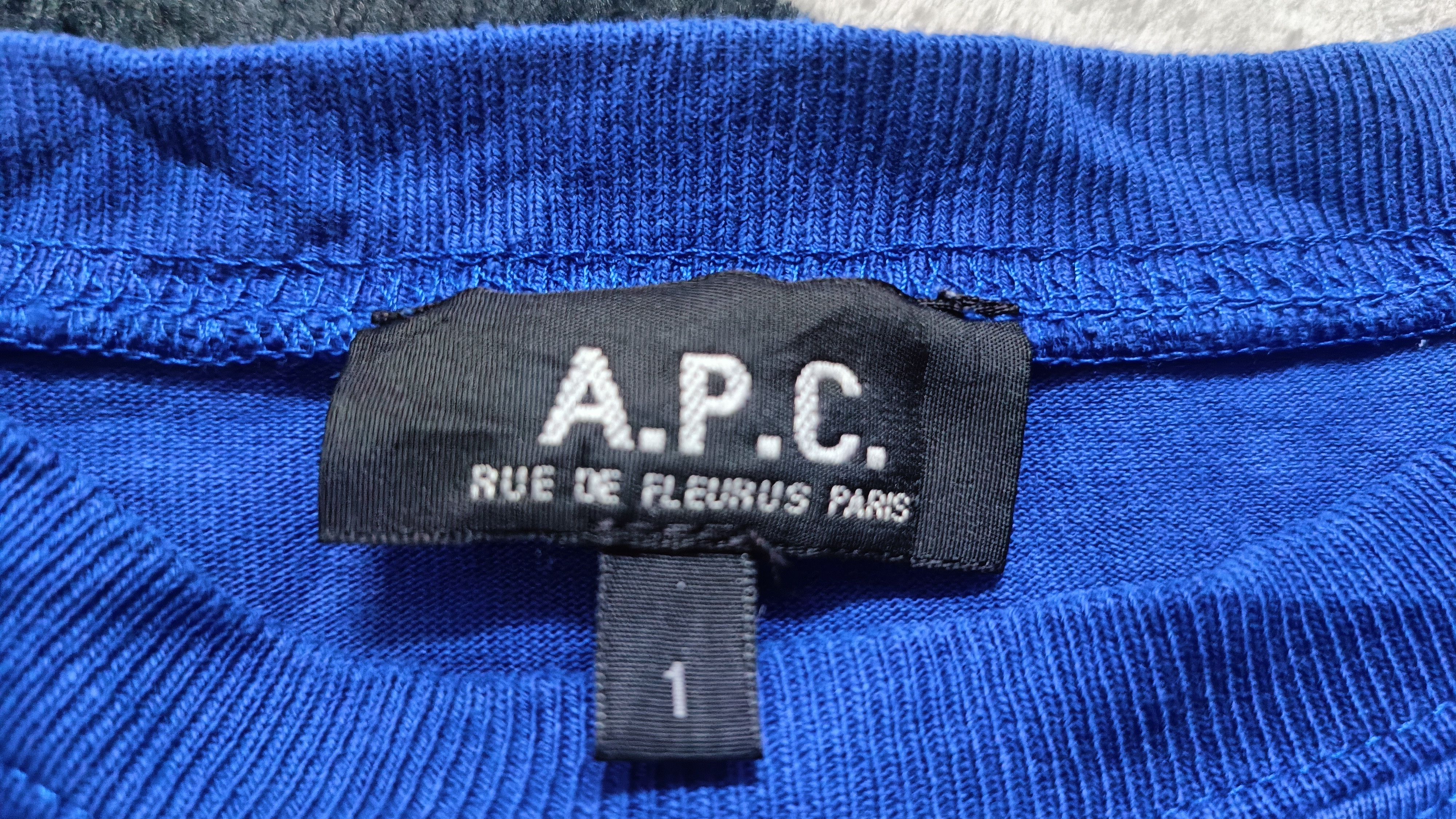 A.P.C. 🔥🔥 Rare APC Long Sleeve Tee Size US S / EU 44-46 / 1 - 3 Thumbnail
