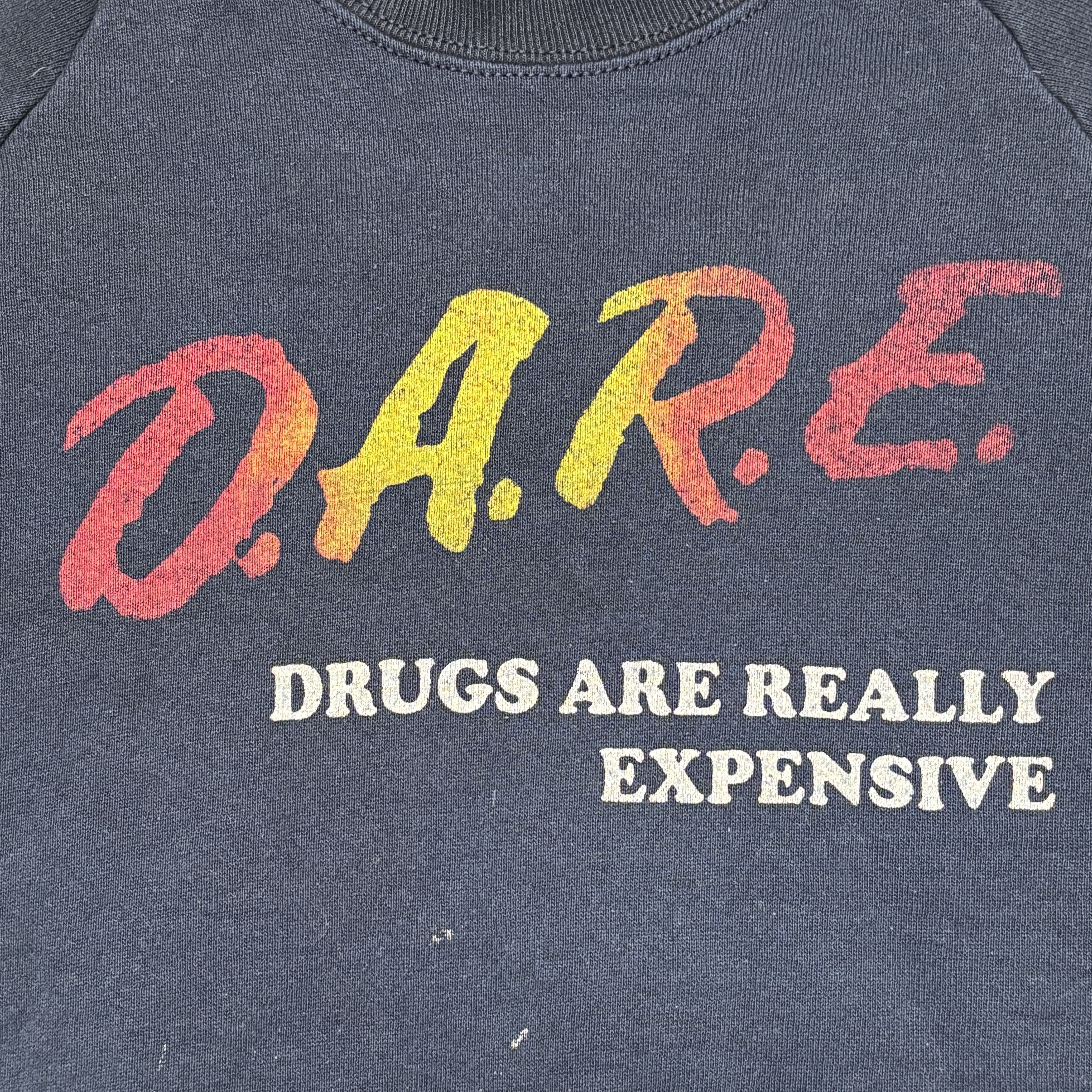 Vintage Vintage 90s Dare Sweatshirt Humor Funny Drugs Size US XL / EU 56 / 4 - 3 Thumbnail
