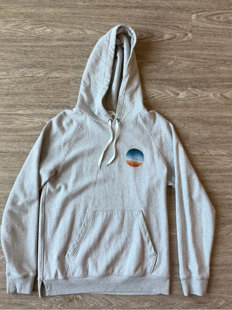 Frame Frame Denim Light Gray Hoodie with Sunset Circle Graphic Size US M / EU 48-50 / 2 - 1 Thumbnail