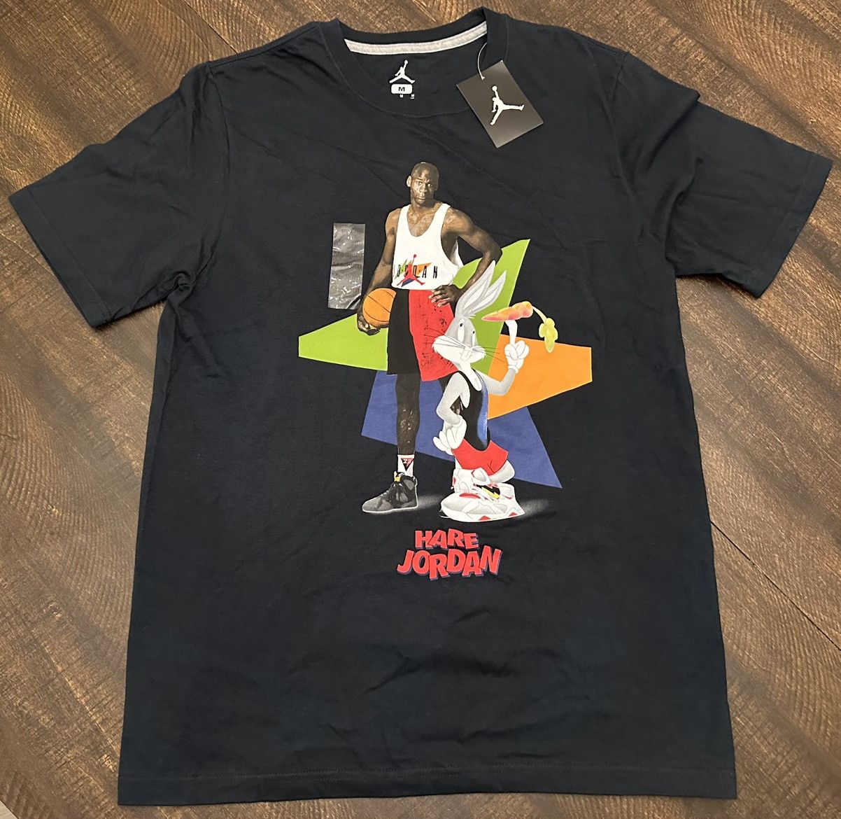 NWT Nike Hare Jordan Space Jam/Bugs Bunny T-Shirt-Size Med
