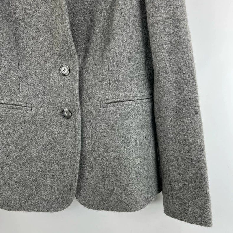 Max Mara Max Mara Grey cashmere blazer Size L / US 10 / IT 46 - 5 Thumbnail