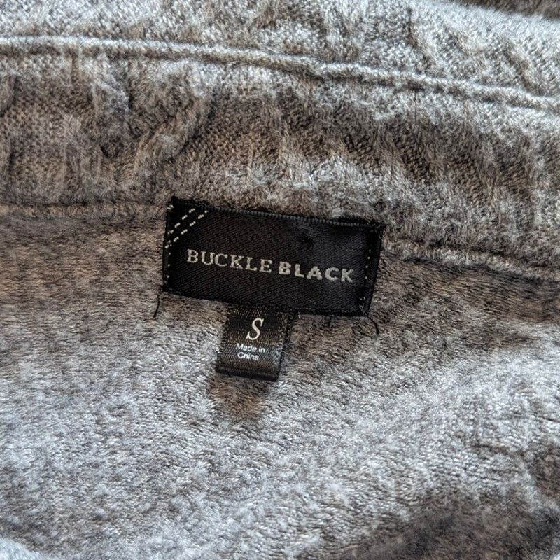 Buckle Black Buckle Black Grey Cable Knit Button Down Shacket Small Size S / US 4 / IT 40 - 6 Thumbnail