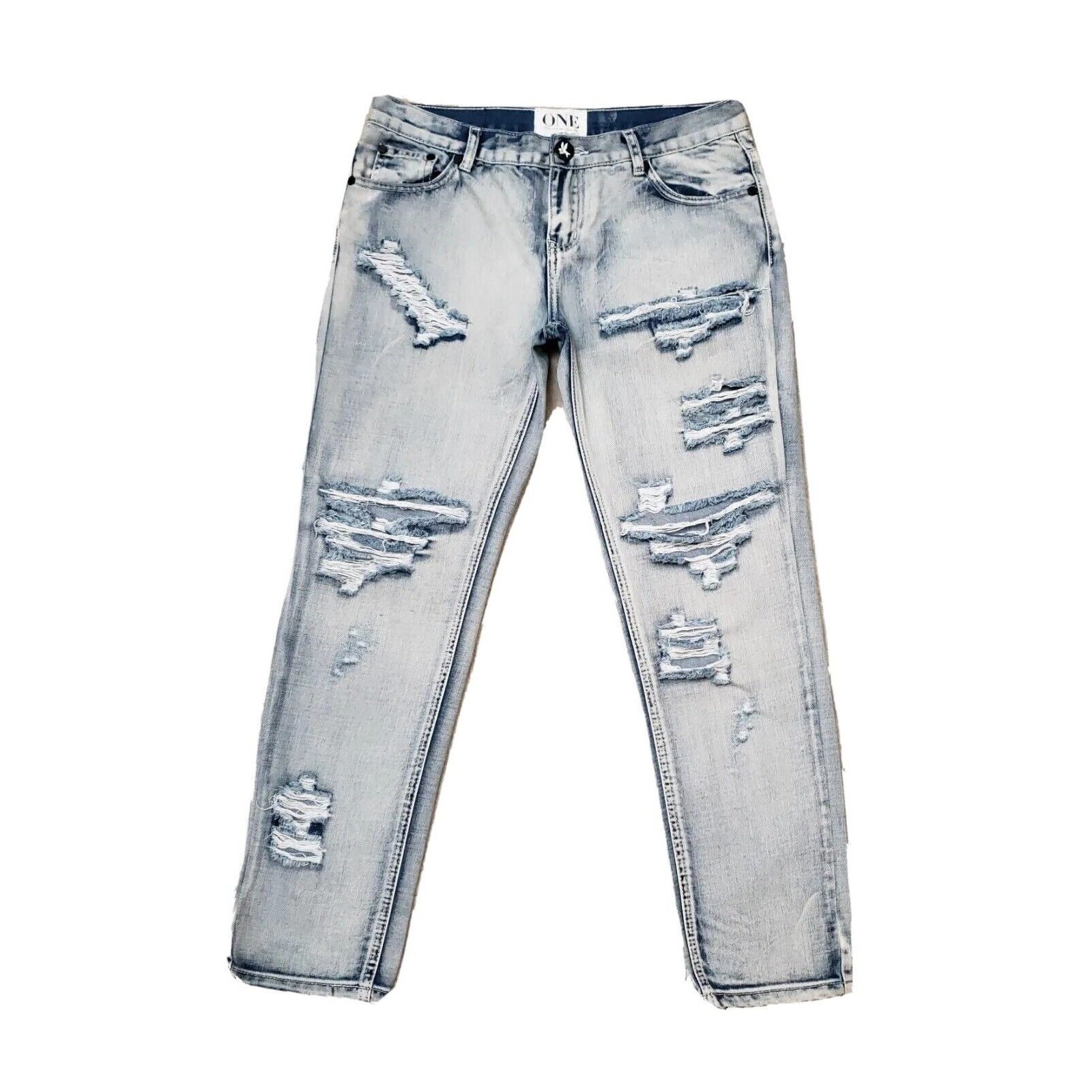 One Teaspoon NOWT ONE X ONE TEASPOON Awesome Baggies Relaxed Tapered Size 28" / US 6 / IT 42 - 5 Thumbnail