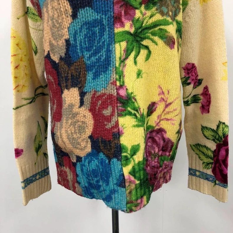 Comme des Garcons Comme Des Garcons Flower Sweater Size M / US 6-8 / IT 42-44 - 5 Thumbnail