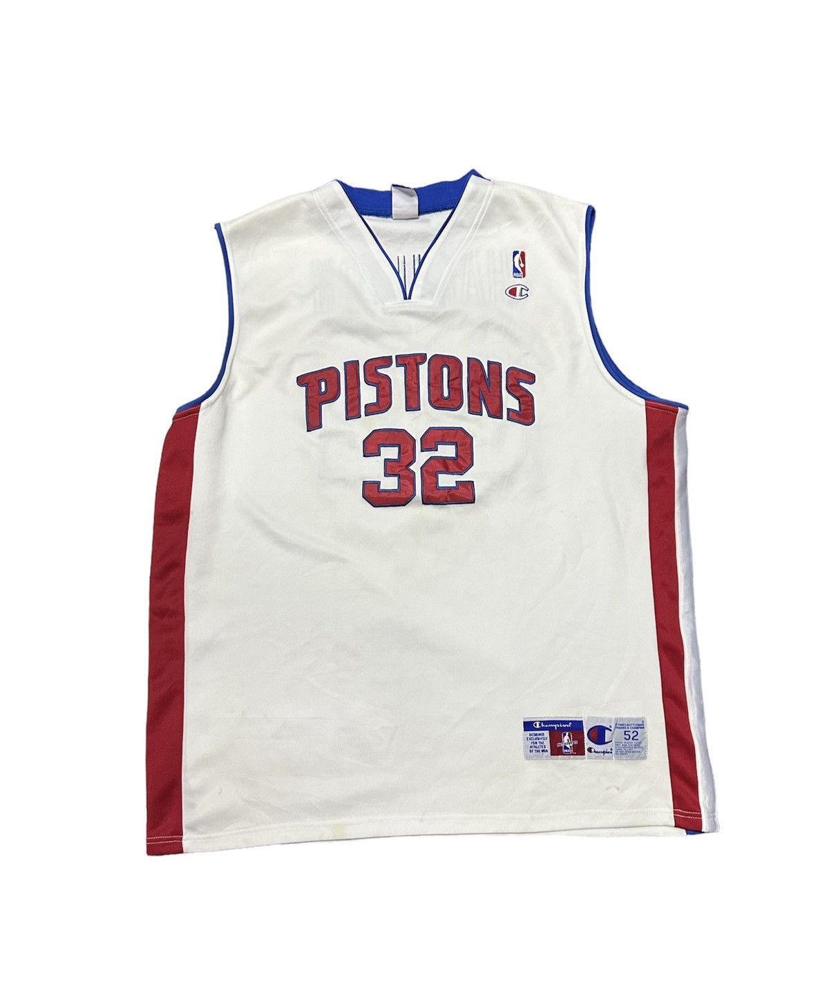 Champion Vintage 90s Player Issue Piston NBA jersey by Hamilton Size US XXL / EU 58 / 5 - 1 Thumbnail