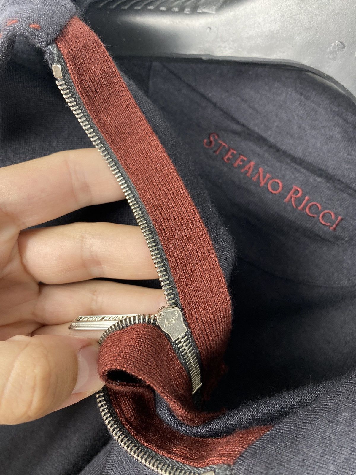 Stefano Ricci Stefano Ricci Cashmere-Silk 1/3 Zip Jumper Collared size 56 Size US XL / EU 56 / 4 - 10 Thumbnail