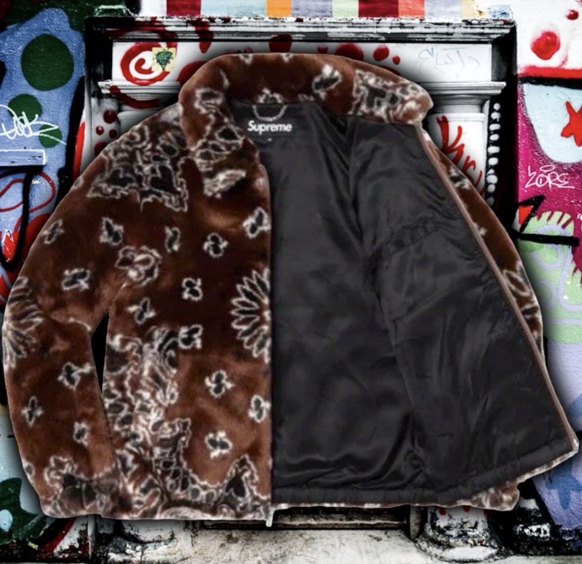 Supreme SUPREME BANDANA FAUX FUR BOMBER JACKET Size US M / EU 48-50 / 2 - 2 Thumbnail