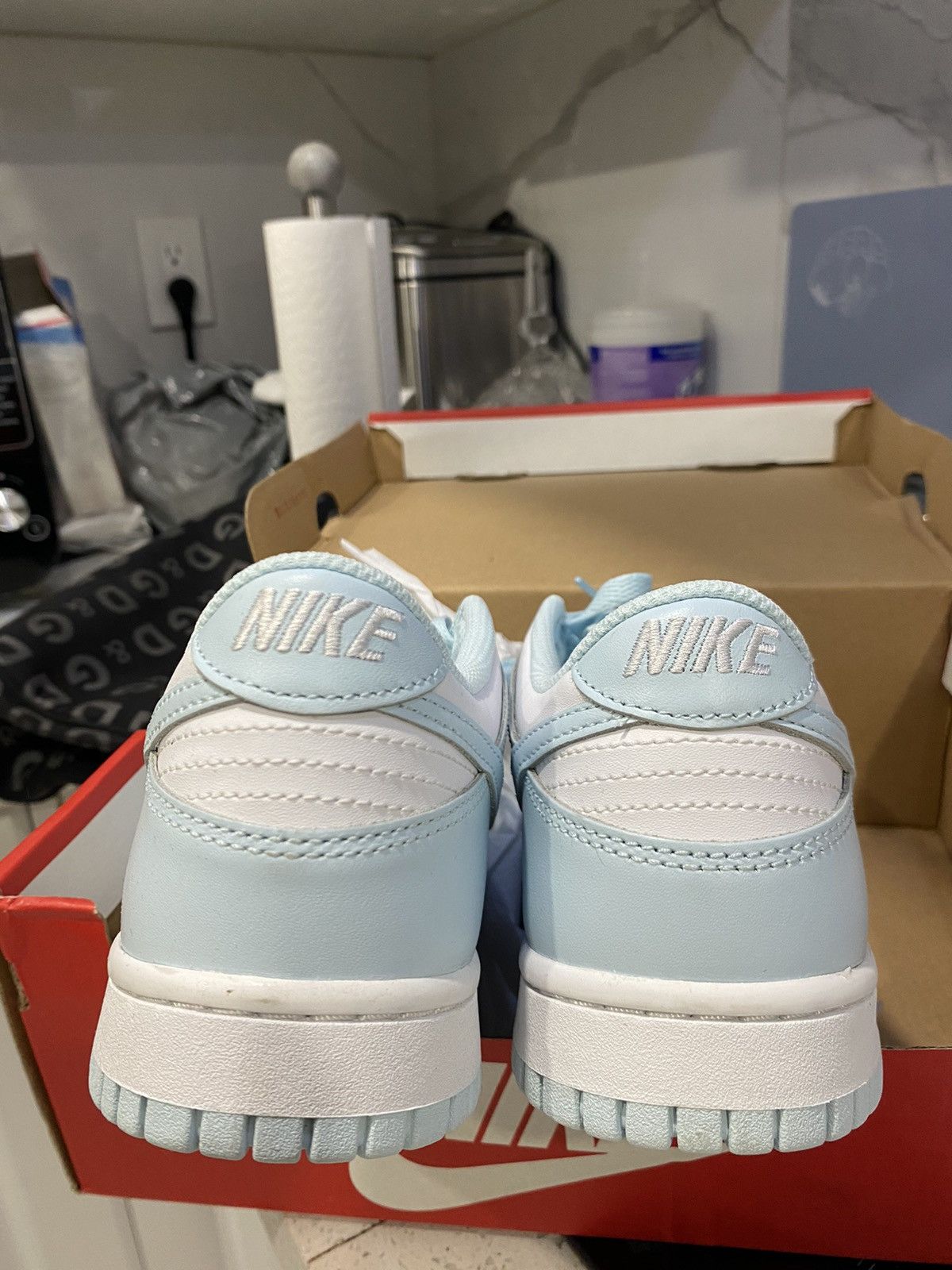 Jordan Brand × Nike Nike Dunk SB Baby Blue VNDS Size US 7 / IT 37 - 4 Thumbnail