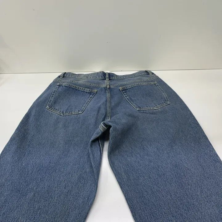 Balenciaga Balenciaga Blue Double Pocket Straight Leg Jeans 0079-2507 Size 41" - 8 Thumbnail