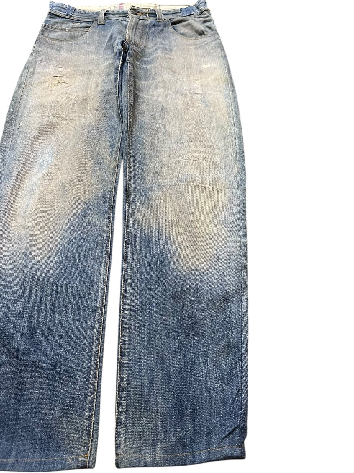 GAS Vintage GAS Slimfit Mudwash Distressed Denim Size US 30 / EU 46 - 4 Thumbnail