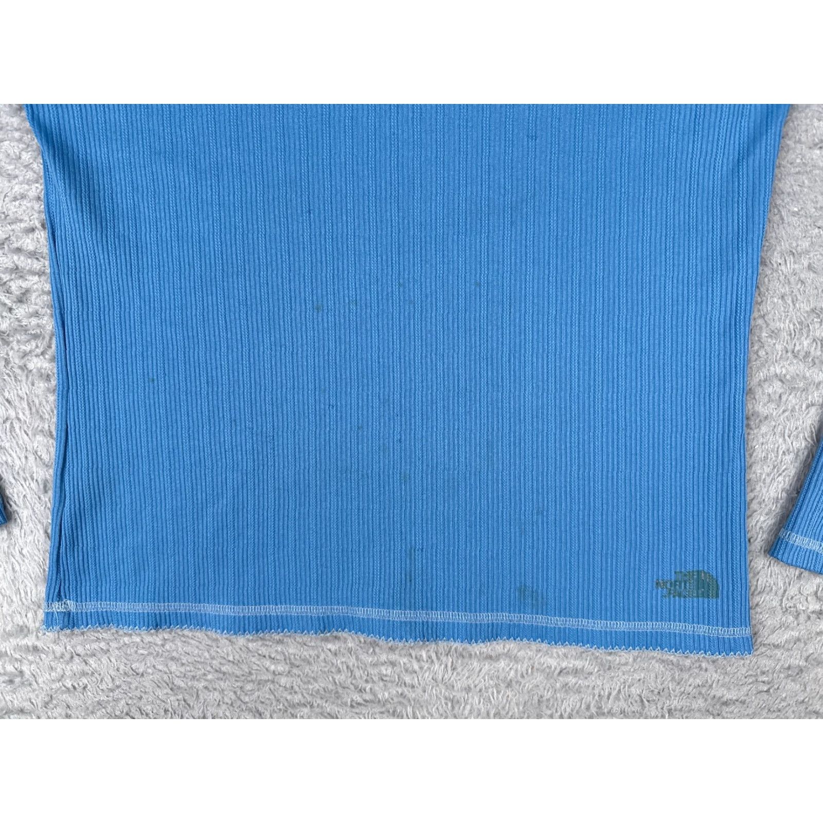 The North Face The North Face Shirt Women Large Blue Long Sleeve V-Neck Polyester Ribbed READ Size L / US 10 / IT 46 - 5 Thumbnail
