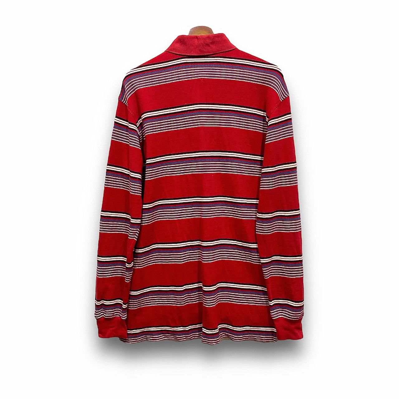 Tommy Hilfiger Vintage 90s Striped Polo Shirts Size US L / EU 52-54 / 3 - 2 Thumbnail